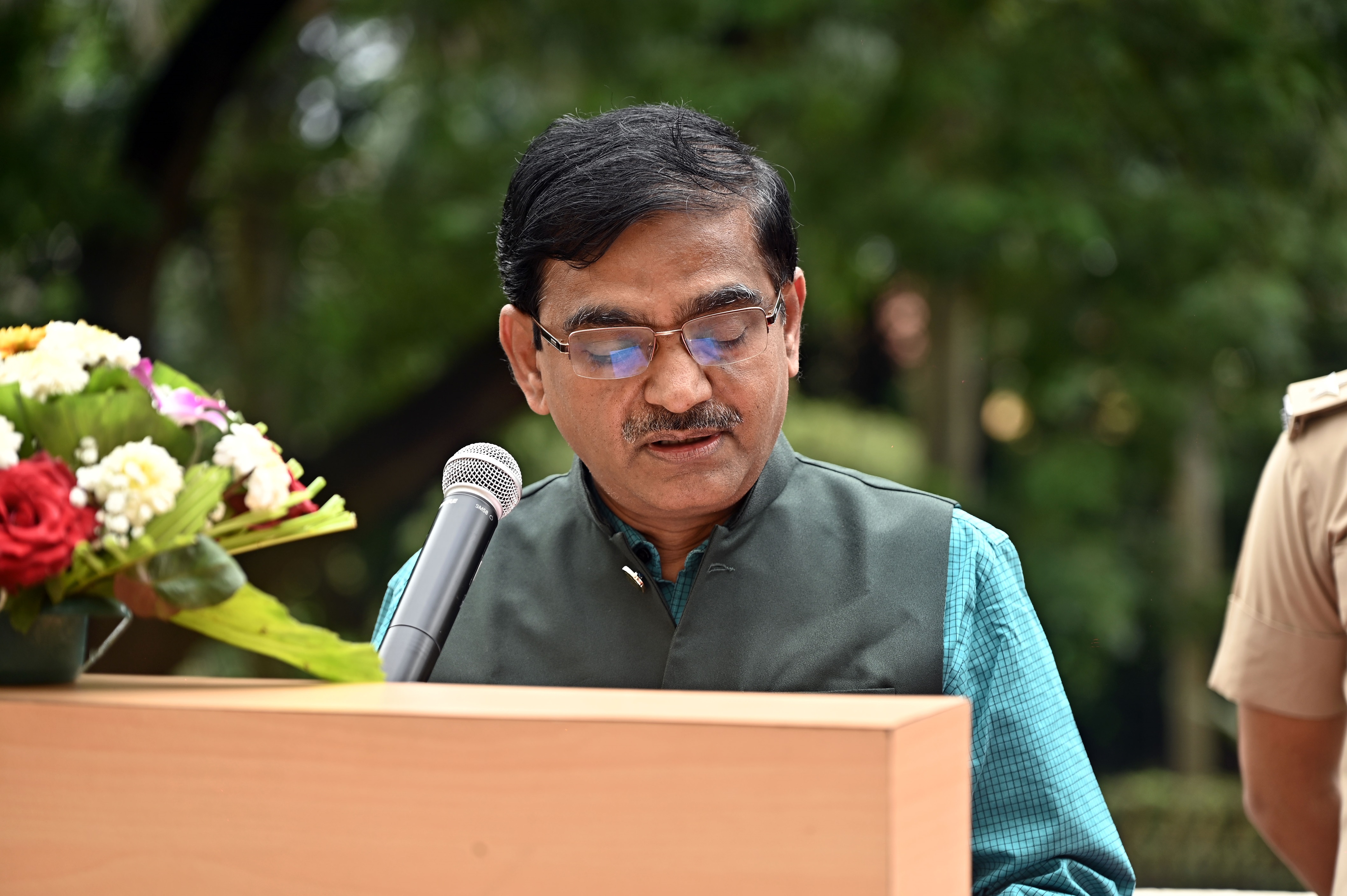 Shri S. Satyakumar, Chairman & Chief Executive, Heavy Water Board presided over the function of Independence Day 2025 as a Chief Guest held at Vikram Sarabhai Bhavan, Anushaktinagar, Mumbai - 400 094