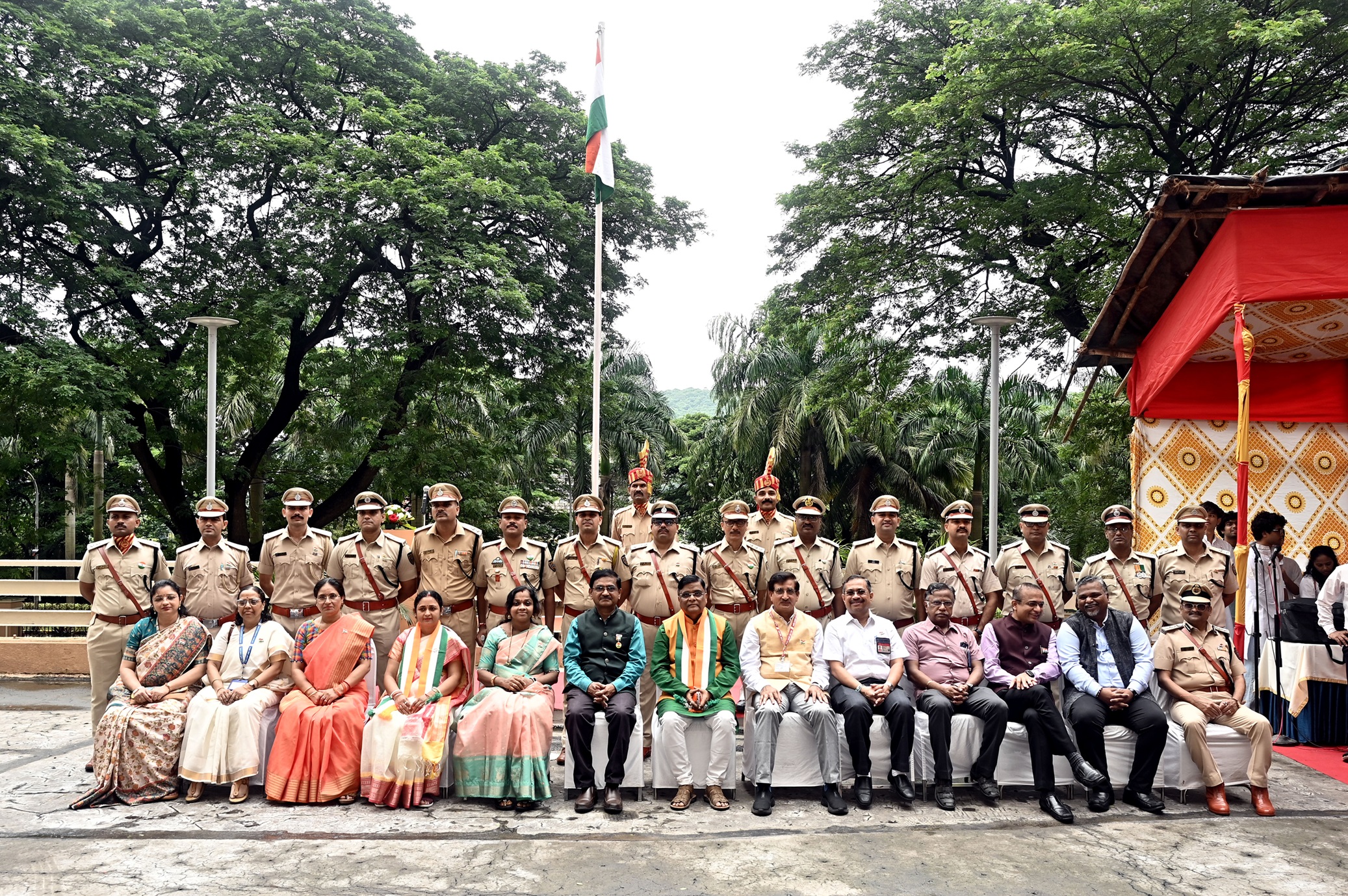 Shri S. Satyakumar, Chairman & Chief Executive, Heavy Water Board presided over the function of Independence Day 2025 as a Chief Guest held at Vikram Sarabhai Bhavan, Anushaktinagar, Mumbai - 400 094