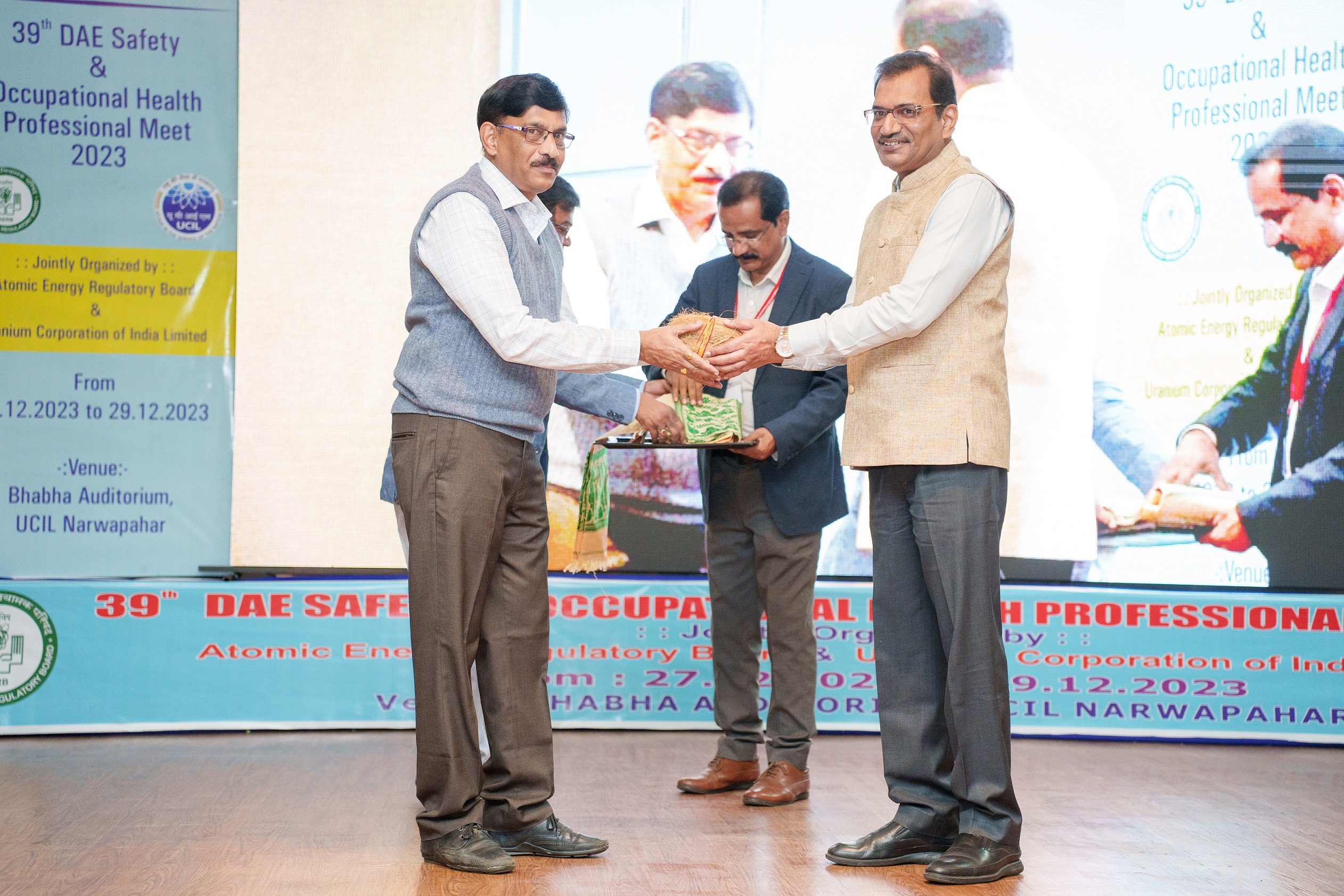 HWB's Participation and CE's Address during 39th Safety and Occupational Health Professionals Meet at UCIL, Narawapahar Site (27th to 29th December, 2023)