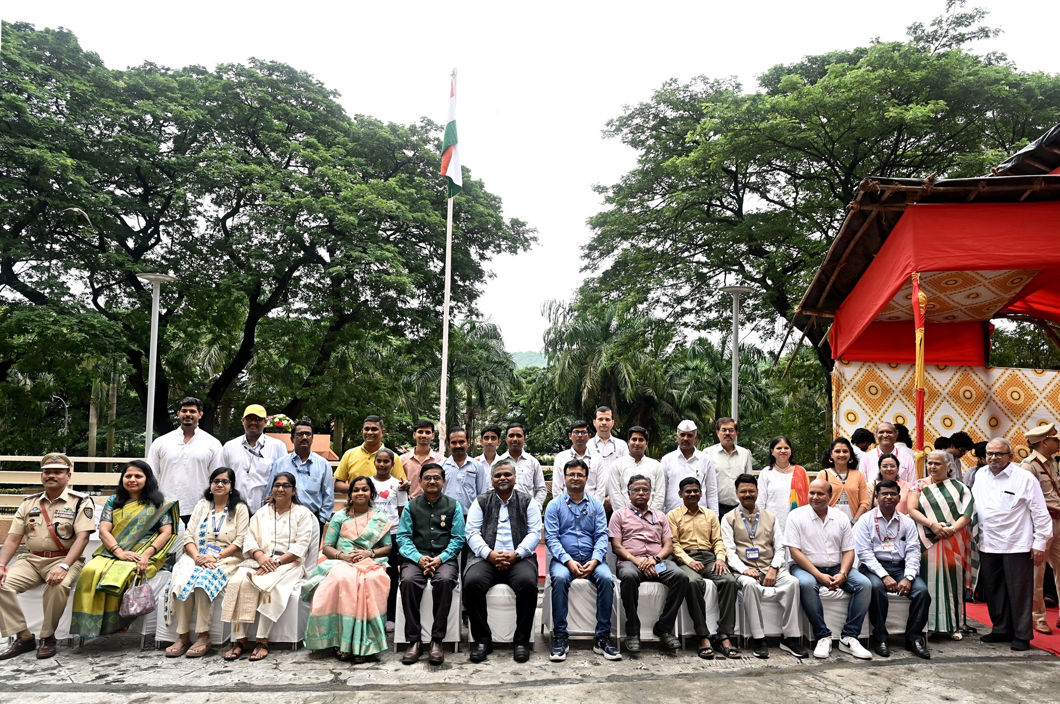 Shri S. Satyakumar, Chairman & Chief Executive, Heavy Water Board presided over the function of Independence Day 2025 as a Chief Guest held at Vikram Sarabhai Bhavan, Anushaktinagar, Mumbai - 400 094