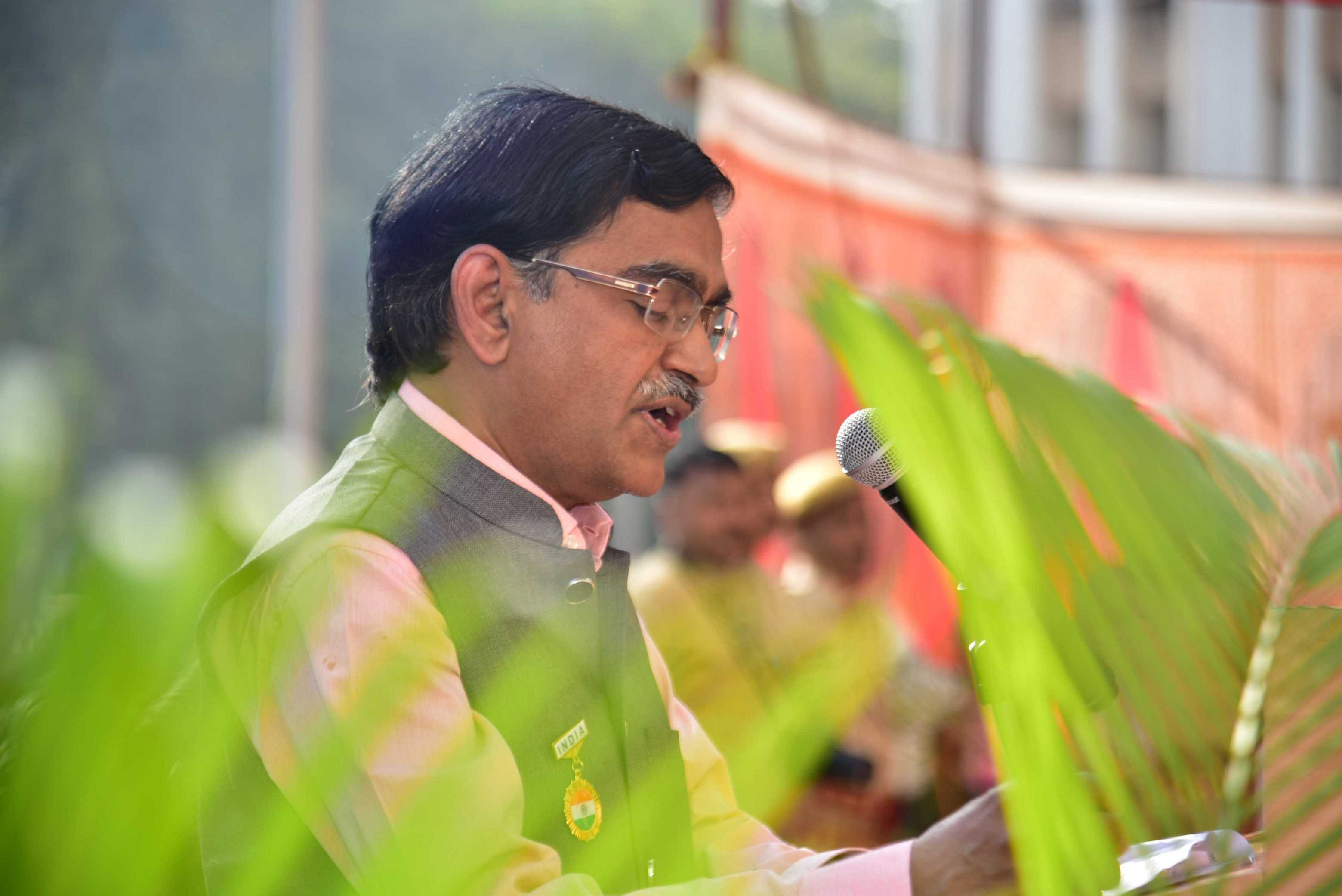 Shri S. Satyakumar, Chairman & Chief Executive, Heavy Water Board presided over the function of Republic Day-2024 as a Chief Guest held at Vikram Sarabhai Bhavan, Anushaktinagar, Mumbai - 400 094