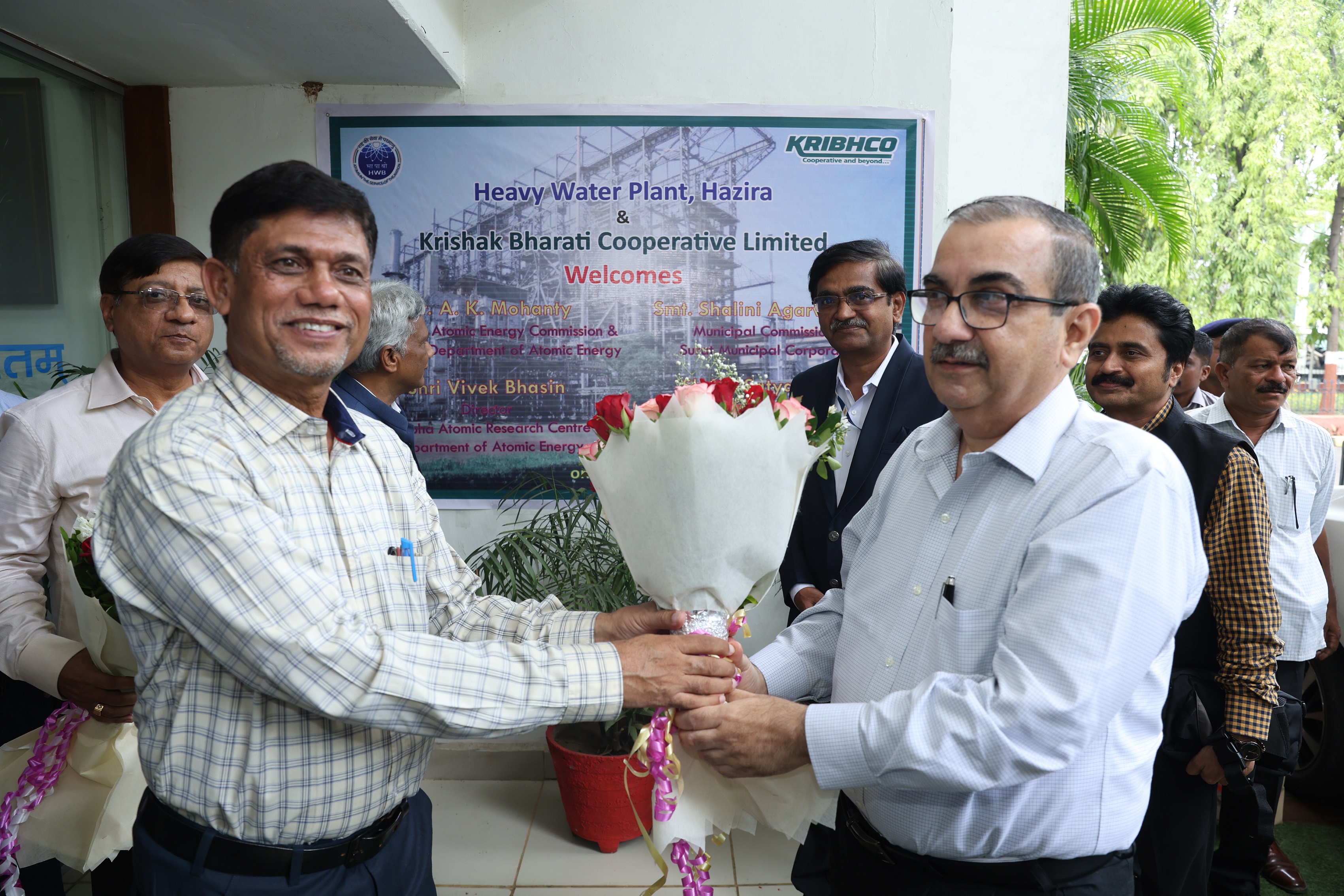 Visit of Dr. A.K. Mohanty, Chairman, AEC & Secretary, DAE at HWP Hazira