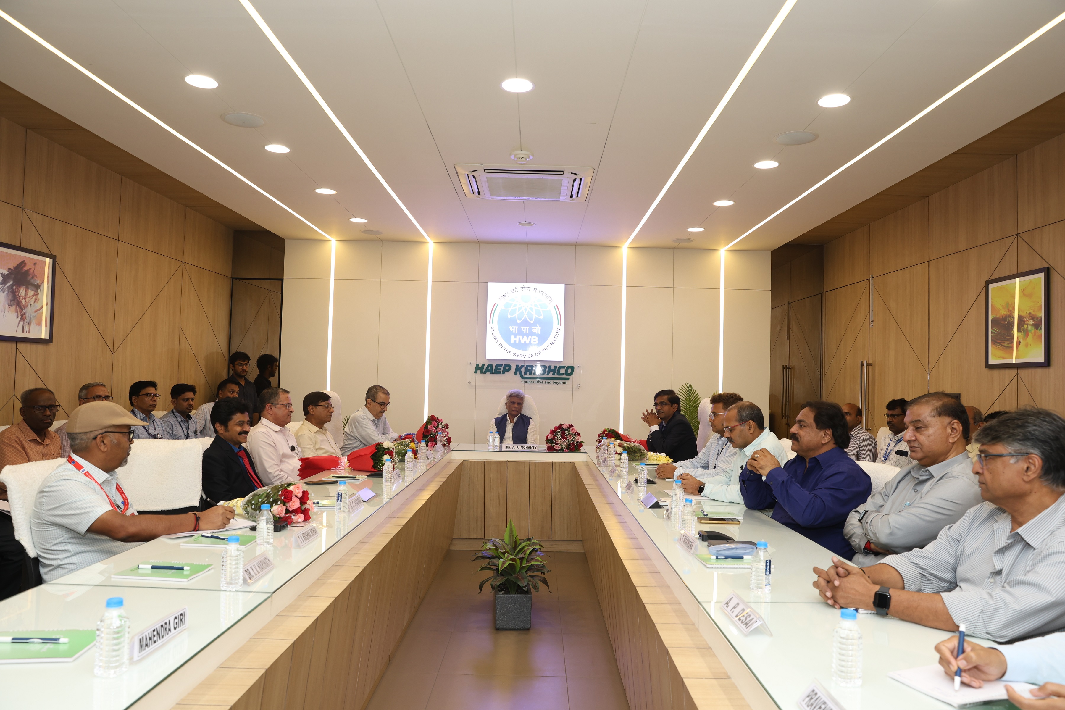 Visit of Dr. A.K. Mohanty, Chairman, AEC & Secretary, DAE at HWP Hazira