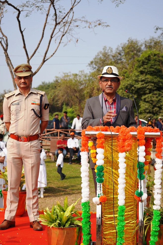 Shri S. Satyakumar, Chief Executive, HWB and Chief Guest of Republic Day 2026 function on 26/1/2026 at HWP, Manuguru