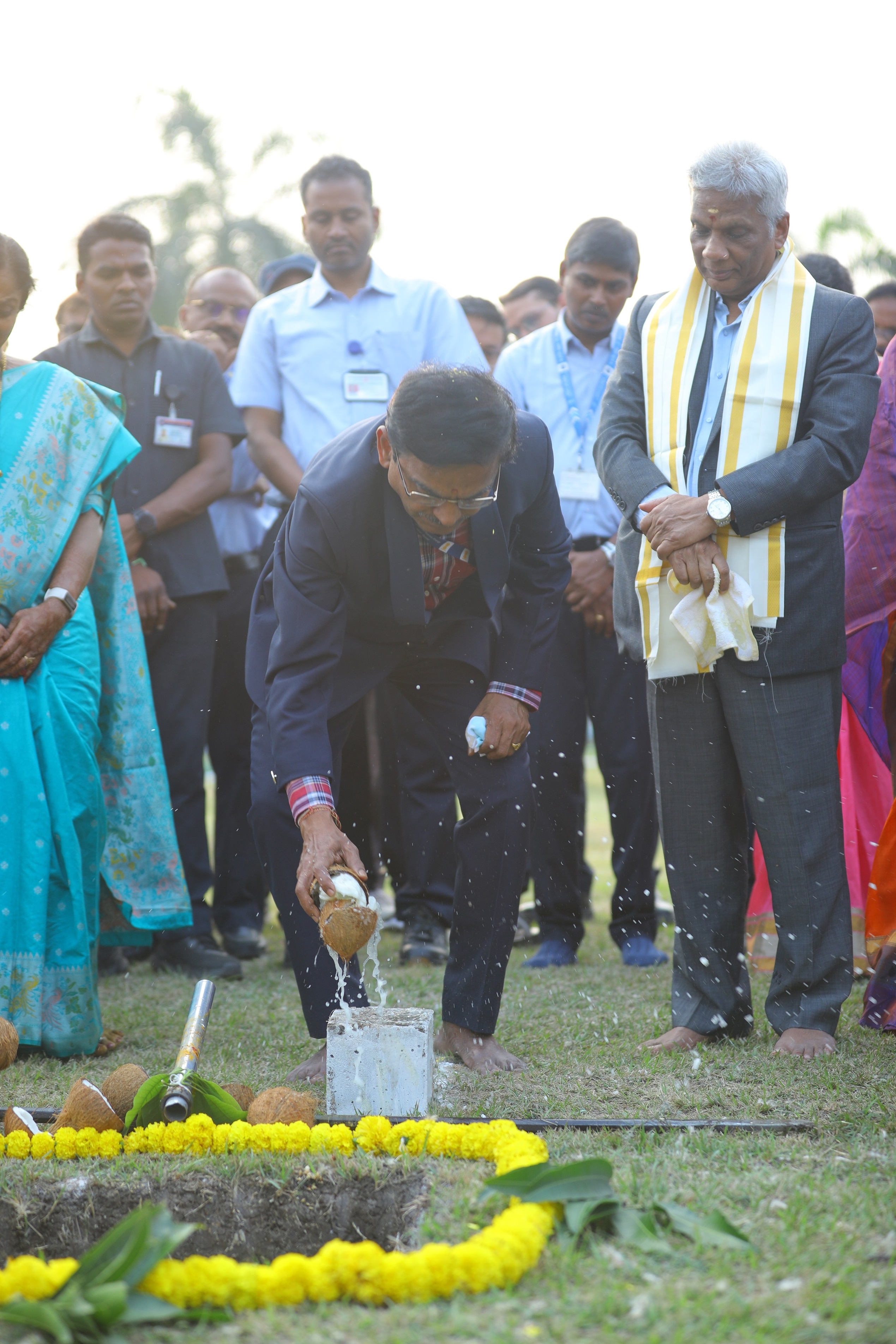 Visit of Dr. A.K. Mohanty, Chairman, AEC & Secretary, DAE; Shri S.Satyakumar, Chief Executive, HWB and Shri Ramakant Sahu, General Manager (ESSA), BRIT to HWP (Manuguru) on 31st January 2026 for attending Handing over of Oxygen-18 enriched water produced