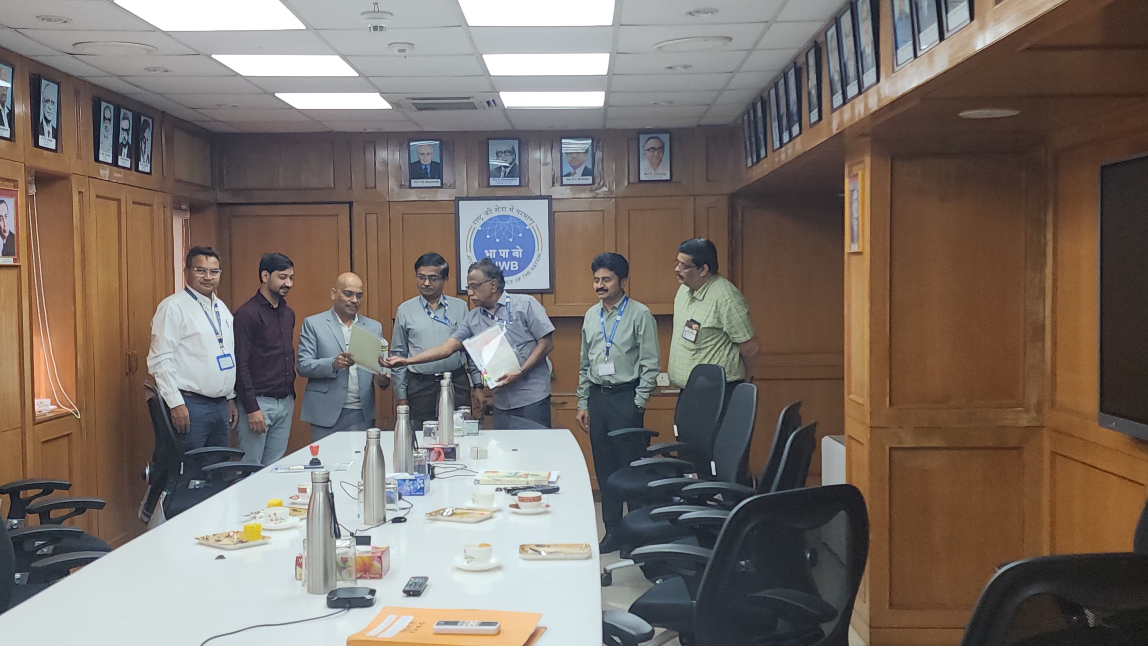 Signing of MoU on 09/12/2024 between M/s Power Trading Corporation India Ltd., Delhi and Heavy Water Board for export of power (upto 20 MWe) from CPP, Heavy Water Plant (Manuguru)