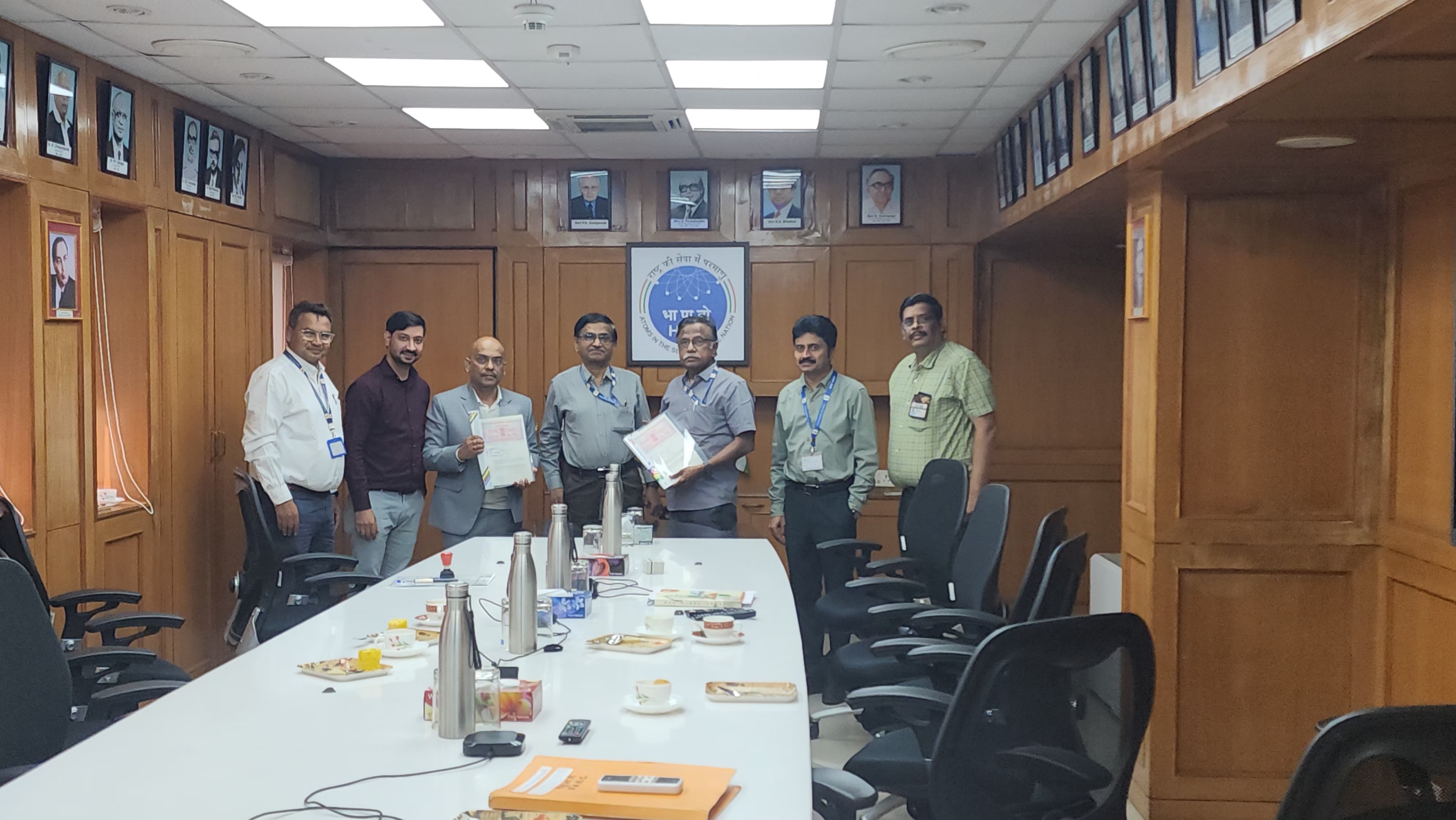 Signing of MoU on 09/12/2024 between M/s Power Trading Corporation India Ltd., Delhi and Heavy Water Board for export of power (upto 20 MWe) from CPP, Heavy Water Plant (Manuguru)