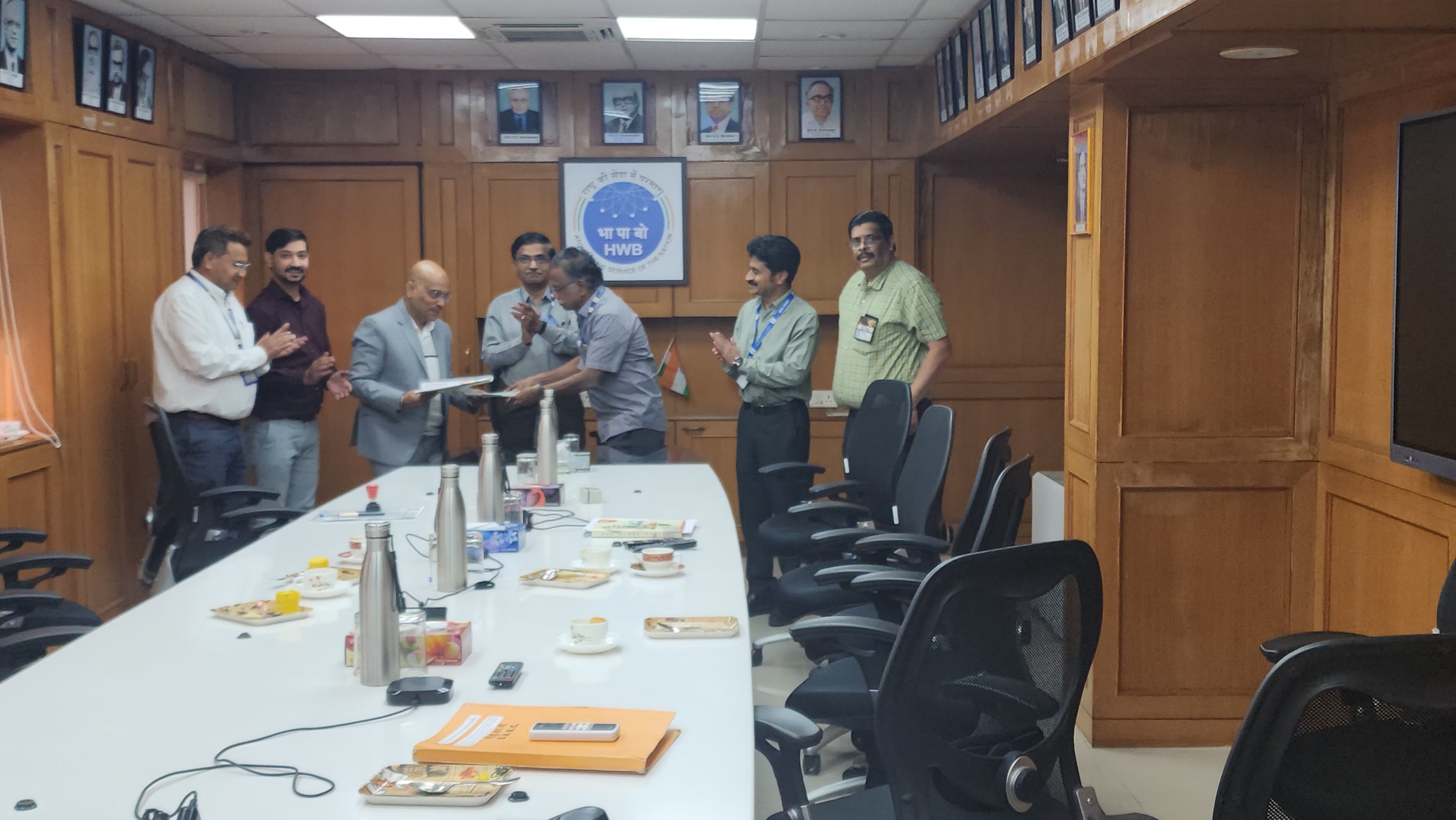 Signing of MoU on 09/12/2024 between M/s Power Trading Corporation India Ltd., Delhi and Heavy Water Board for export of power (upto 20 MWe) from CPP, Heavy Water Plant (Manuguru)