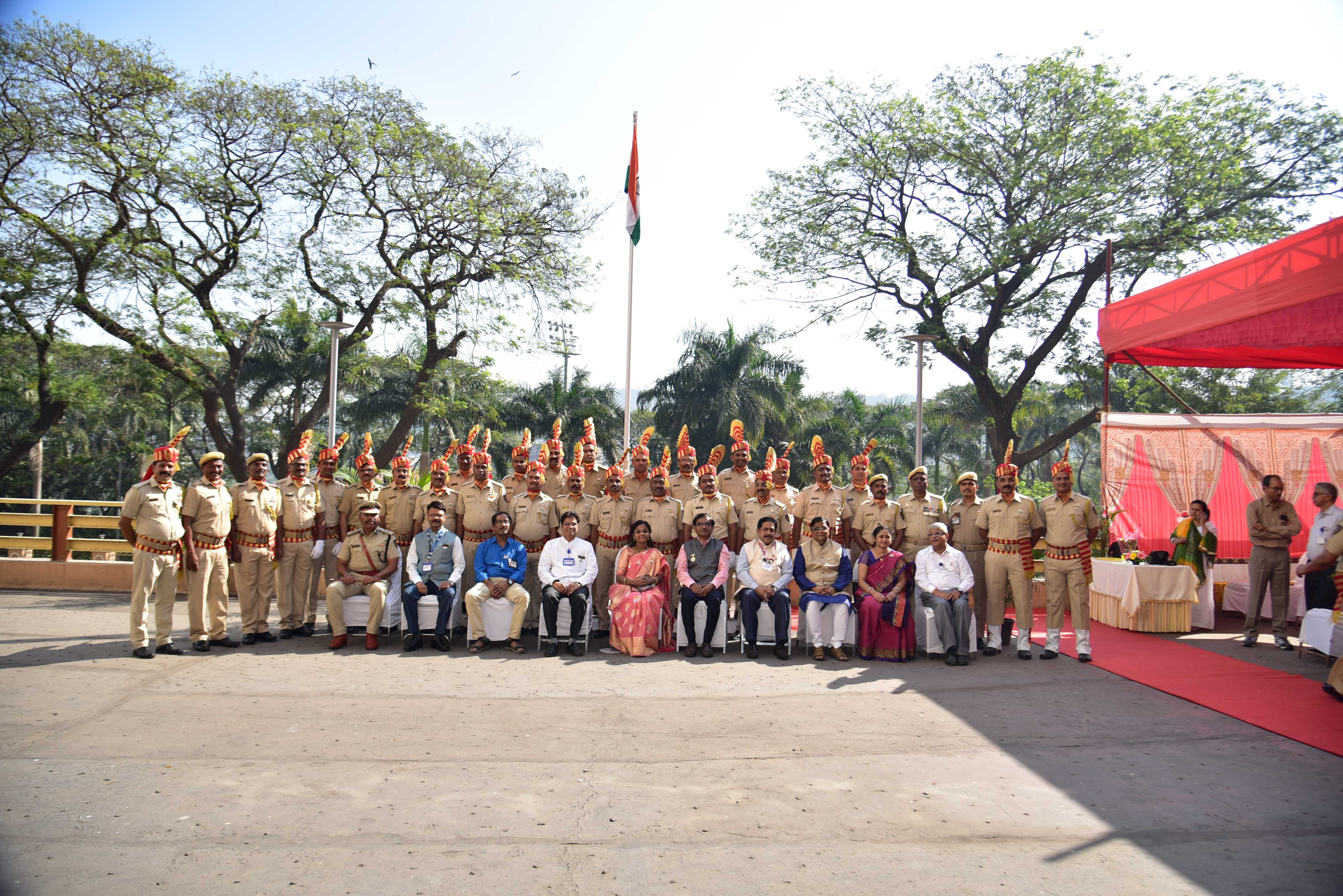 Shri S. Satyakumar, Chairman & Chief Executive, Heavy Water Board presided over the function of Republic Day-2024 as a Chief Guest held at Vikram Sarabhai Bhavan, Anushaktinagar, Mumbai - 400 094