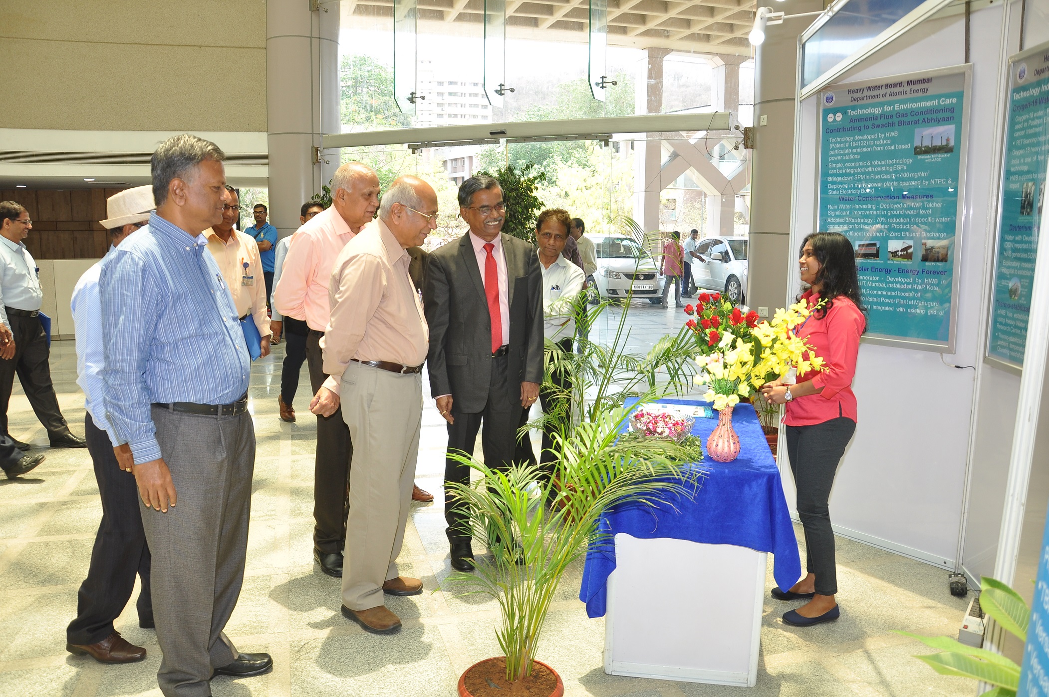 Theme meeting on Non-Nuclear Applications of Deuterium / Heavy Water on 30.04.2019 - Inaugration of Exhibition by Chief Guest Dr. S. Banerjee, Former Chairman, AEC and DAE Homi Bhabha Chair