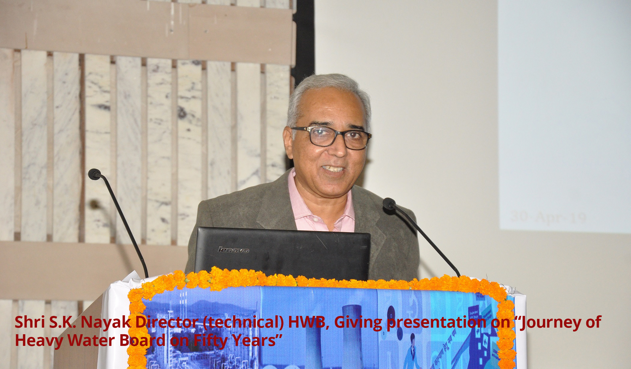 Theme meeting on Non-Nuclear Applications of Deuterium / Heavy Water on 30.04.2019- Session 1 ( Activities by HWB and other DAE units )