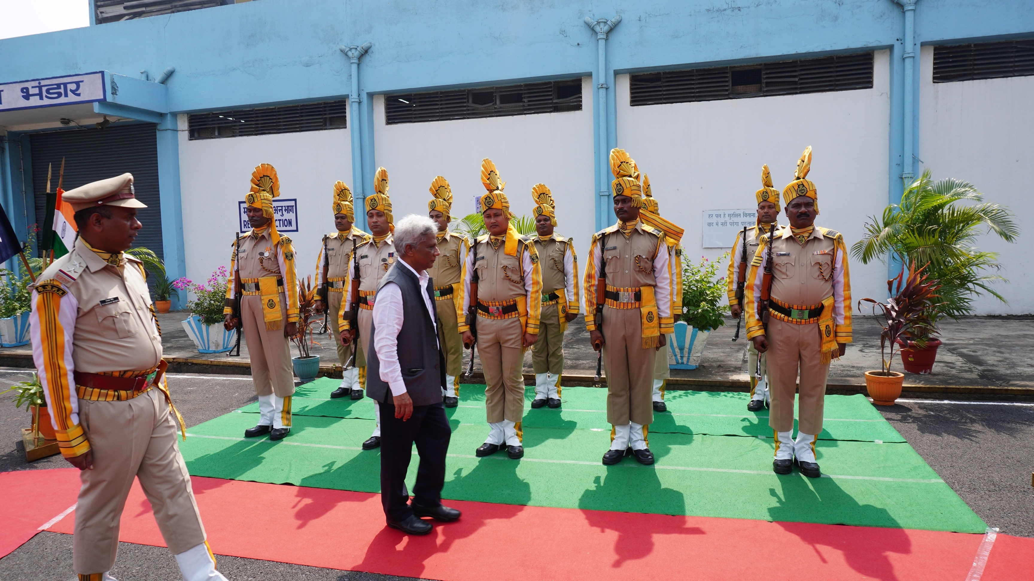 Visit of Dr. A K Mohanty, Chairman, AEC and Secretary, DAE to HWBF Talcher and Inauguration of Electronic grade B-11 Enrichment Facility