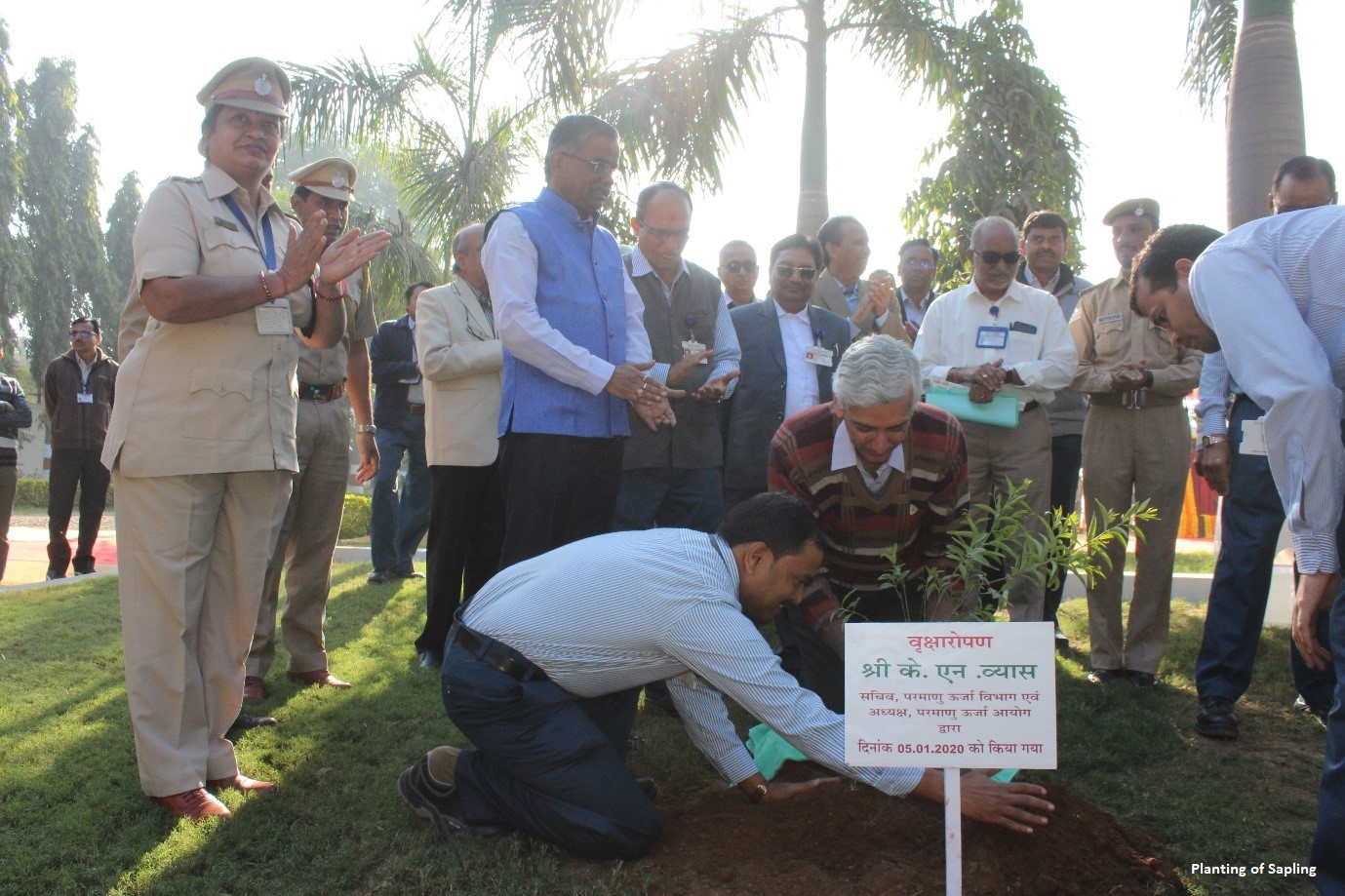 Laying of foundation stone for Nuclear Grade Sodium Metal Plant and inauguration of Sodium Purification Facility by Shri K. N. Vyas, Secretary, DAE & Chairman, Atomic Energy Commission at Heavy Water Plant (Baroda) on 05.01.2020