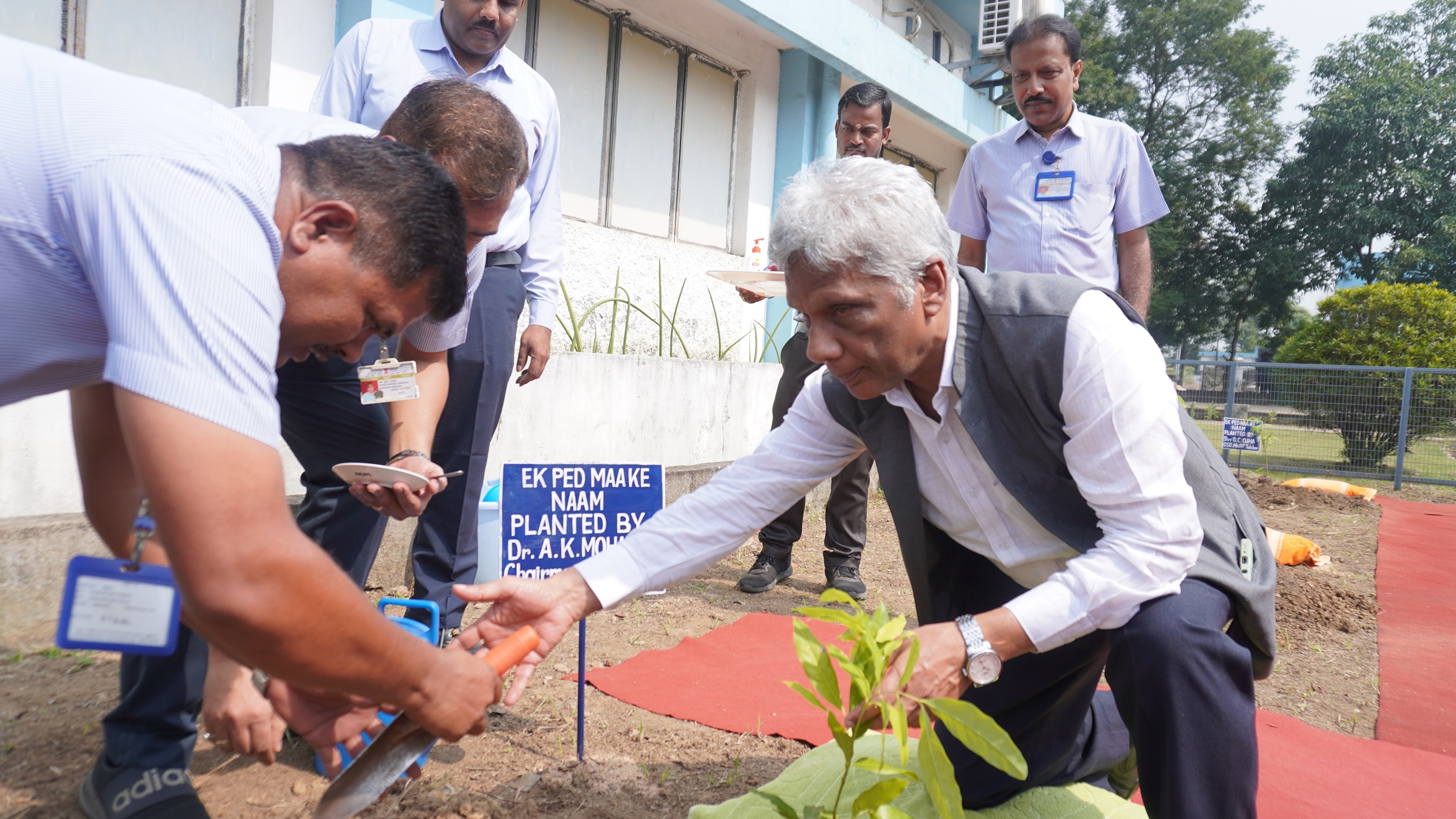 Visit of Dr. A K Mohanty, Chairman, AEC and Secretary, DAE to HWBF Talcher and Inauguration of Electronic grade B-11 Enrichment Facility