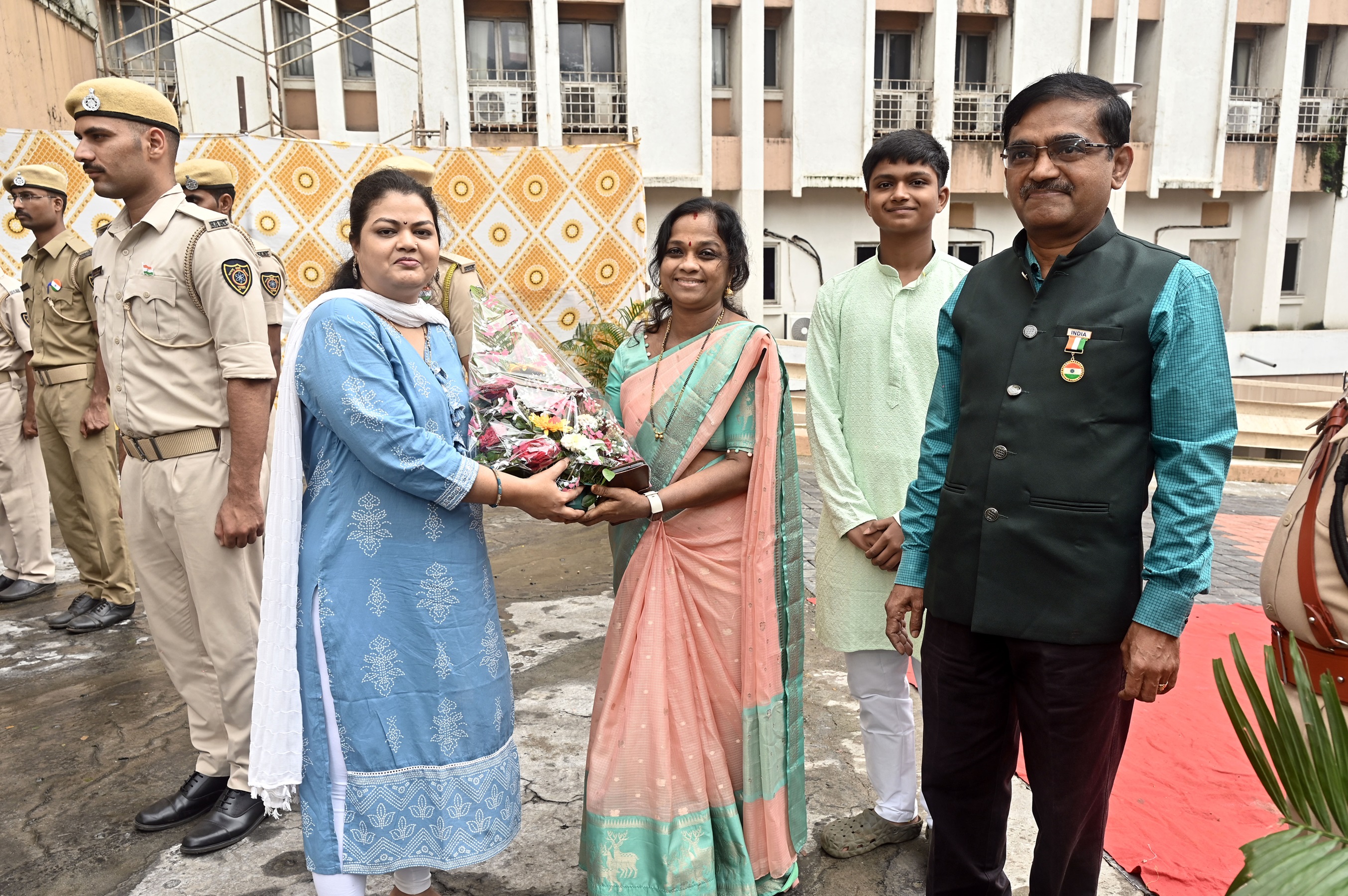 Shri S. Satyakumar, Chairman & Chief Executive, Heavy Water Board presided over the function of Independence Day 2025 as a Chief Guest held at Vikram Sarabhai Bhavan, Anushaktinagar, Mumbai - 400 094