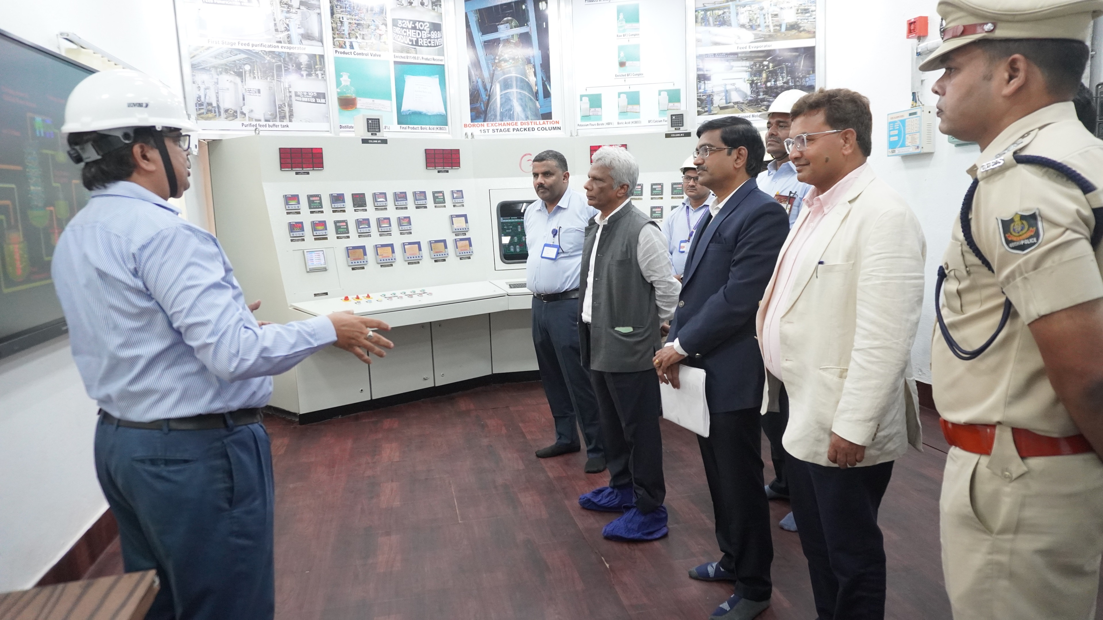 Visit of Dr. A K Mohanty, Chairman, AEC and Secretary, DAE to HWBF Talcher and Inauguration of Electronic grade B-11 Enrichment Facility