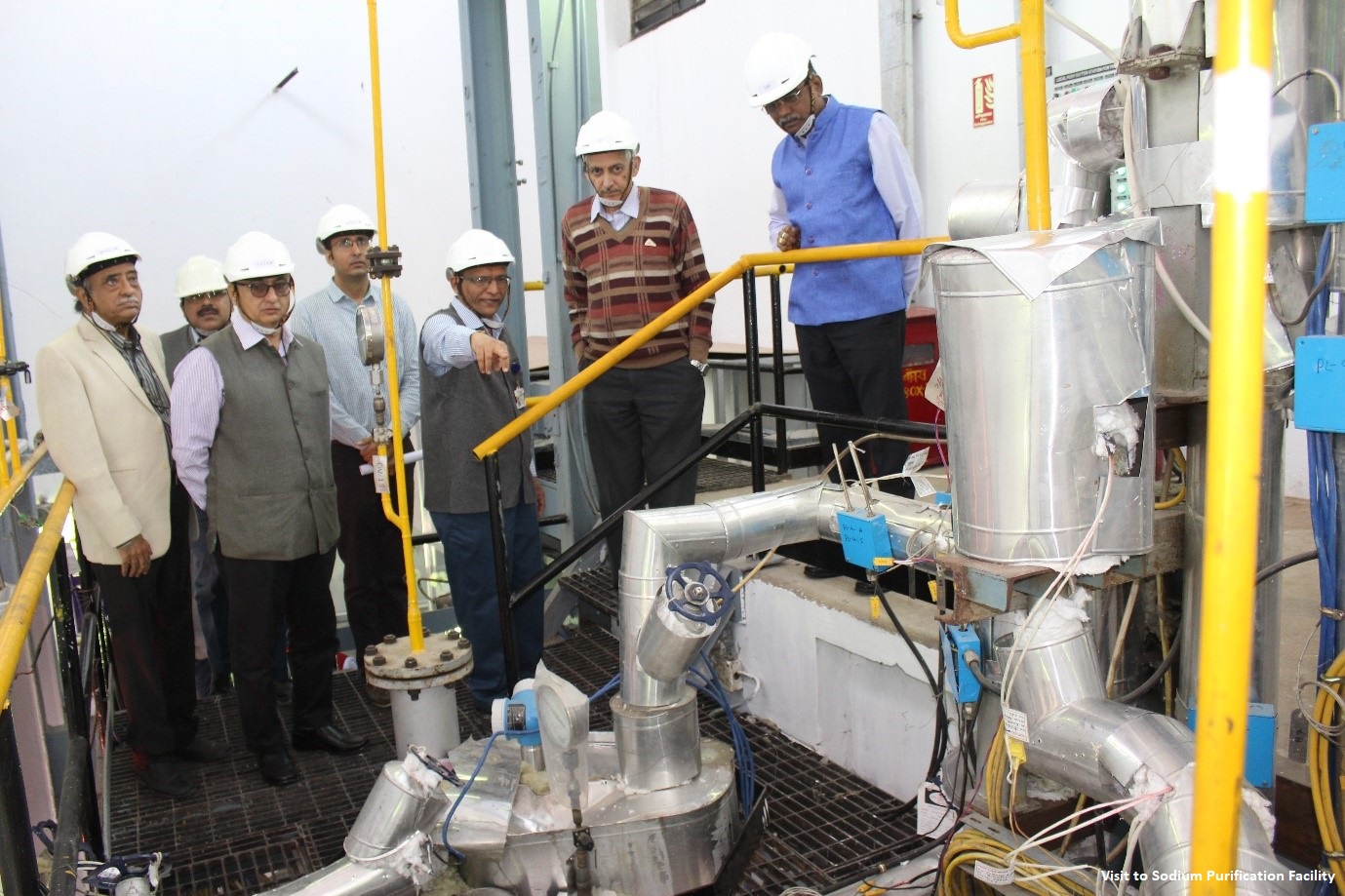 Laying of foundation stone for Nuclear Grade Sodium Metal Plant and inauguration of Sodium Purification Facility by Shri K. N. Vyas, Secretary, DAE & Chairman, Atomic Energy Commission at Heavy Water Plant (Baroda) on 05.01.2020