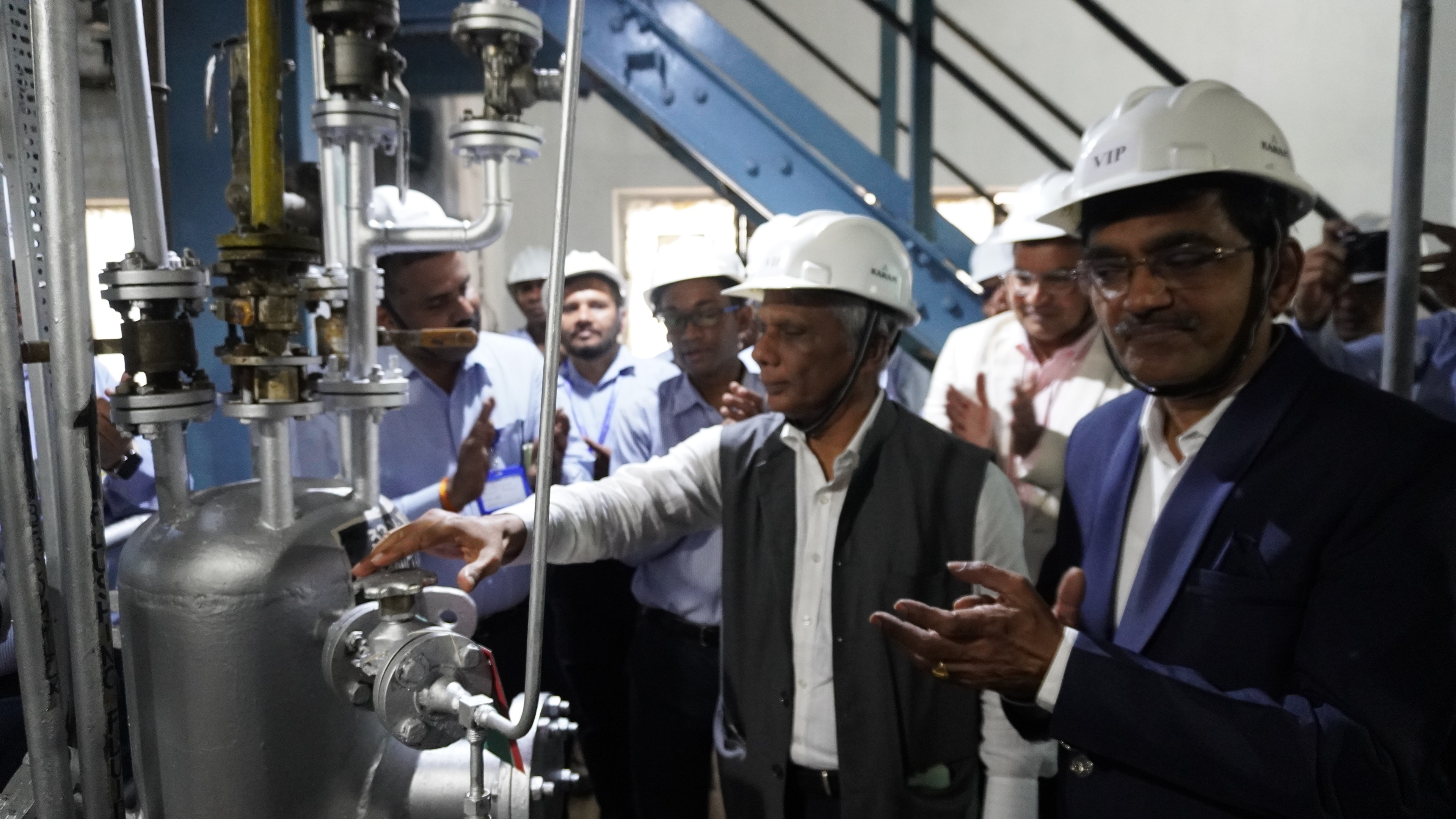 Visit of Dr. A K Mohanty, Chairman, AEC and Secretary, DAE to HWBF Talcher and Inauguration of Electronic grade B-11 Enrichment Facility