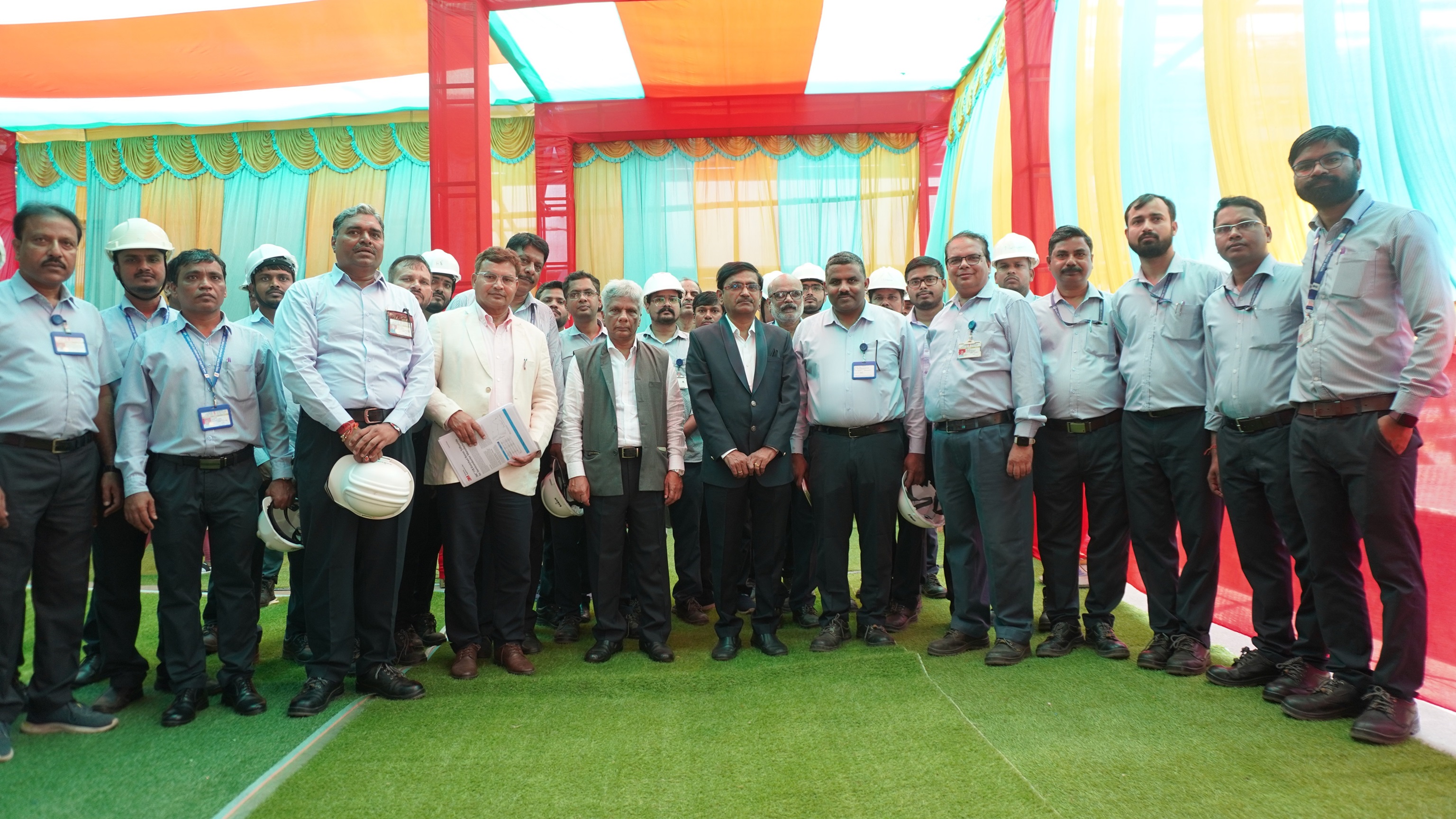 Visit of Dr. A K Mohanty, Chairman, AEC and Secretary, DAE to HWBF Talcher and Inauguration of Electronic grade B-11 Enrichment Facility