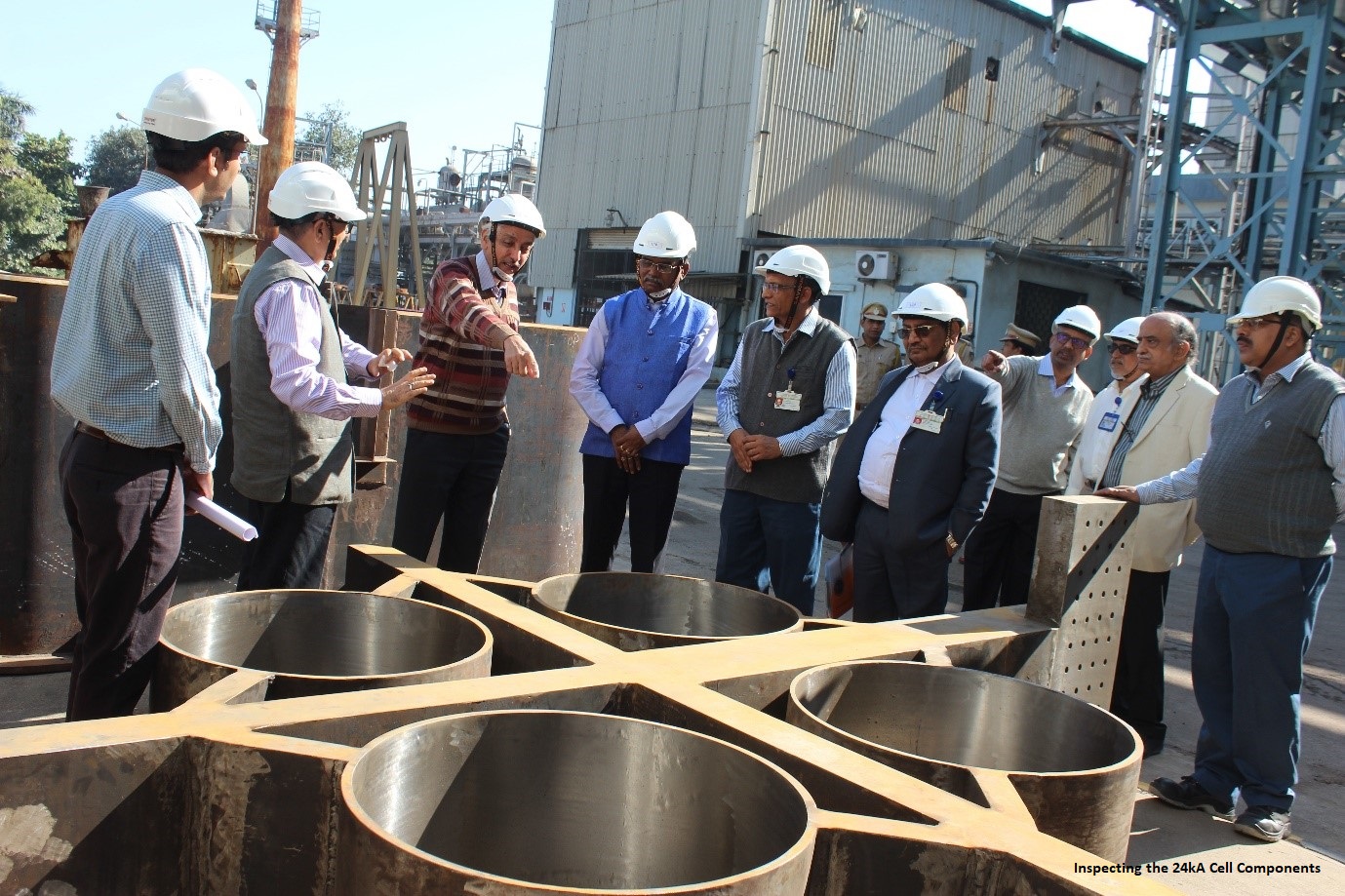 Laying of foundation stone for Nuclear Grade Sodium Metal Plant and inauguration of Sodium Purification Facility by Shri K. N. Vyas, Secretary, DAE & Chairman, Atomic Energy Commission at Heavy Water Plant (Baroda) on 05.01.2020