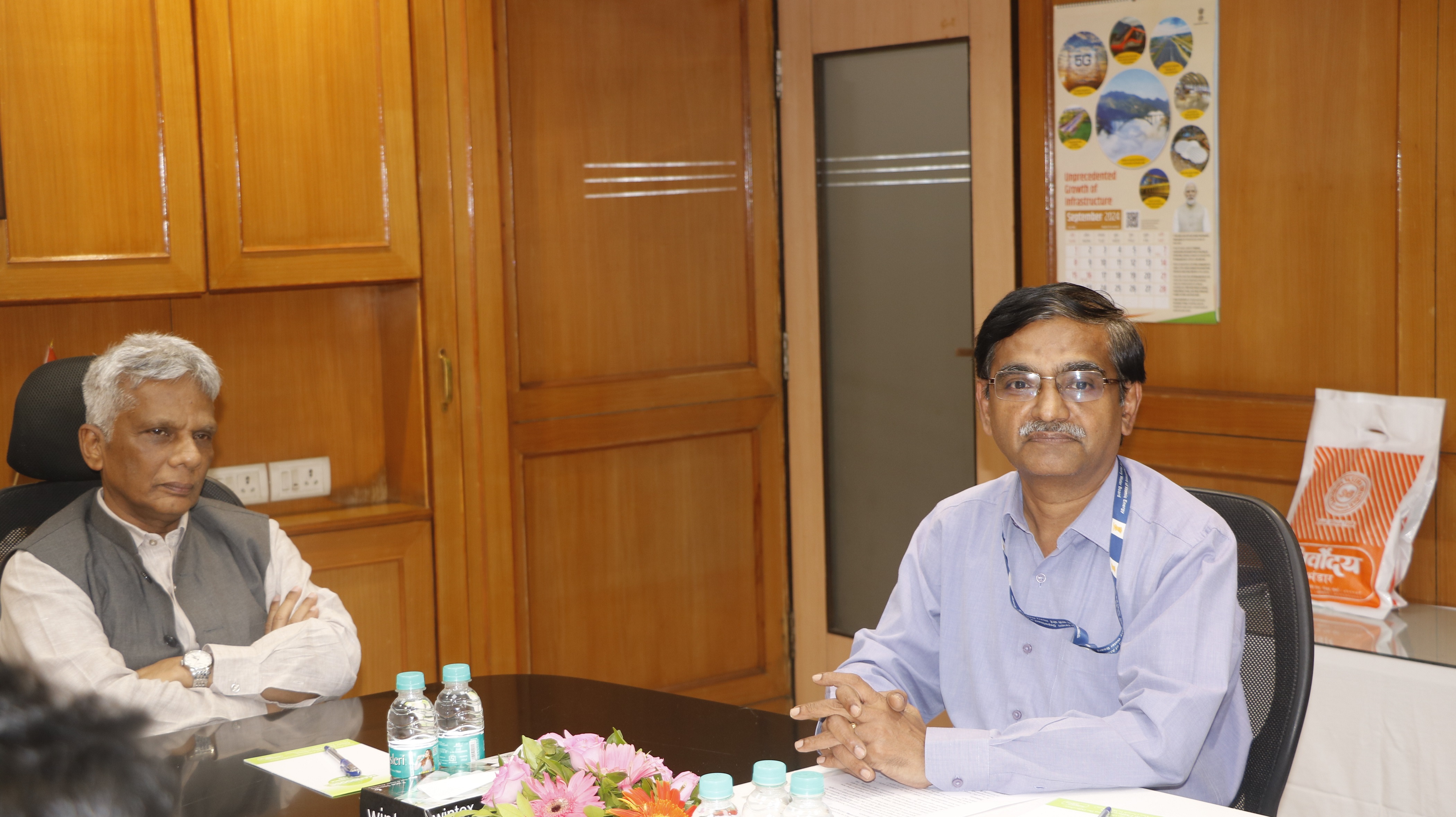 Visit of Dr. A.K. Mohanty, Chairman, AEC & Secretary, DAE at Heavy Water Board (Central Office) on 4th September 2024.