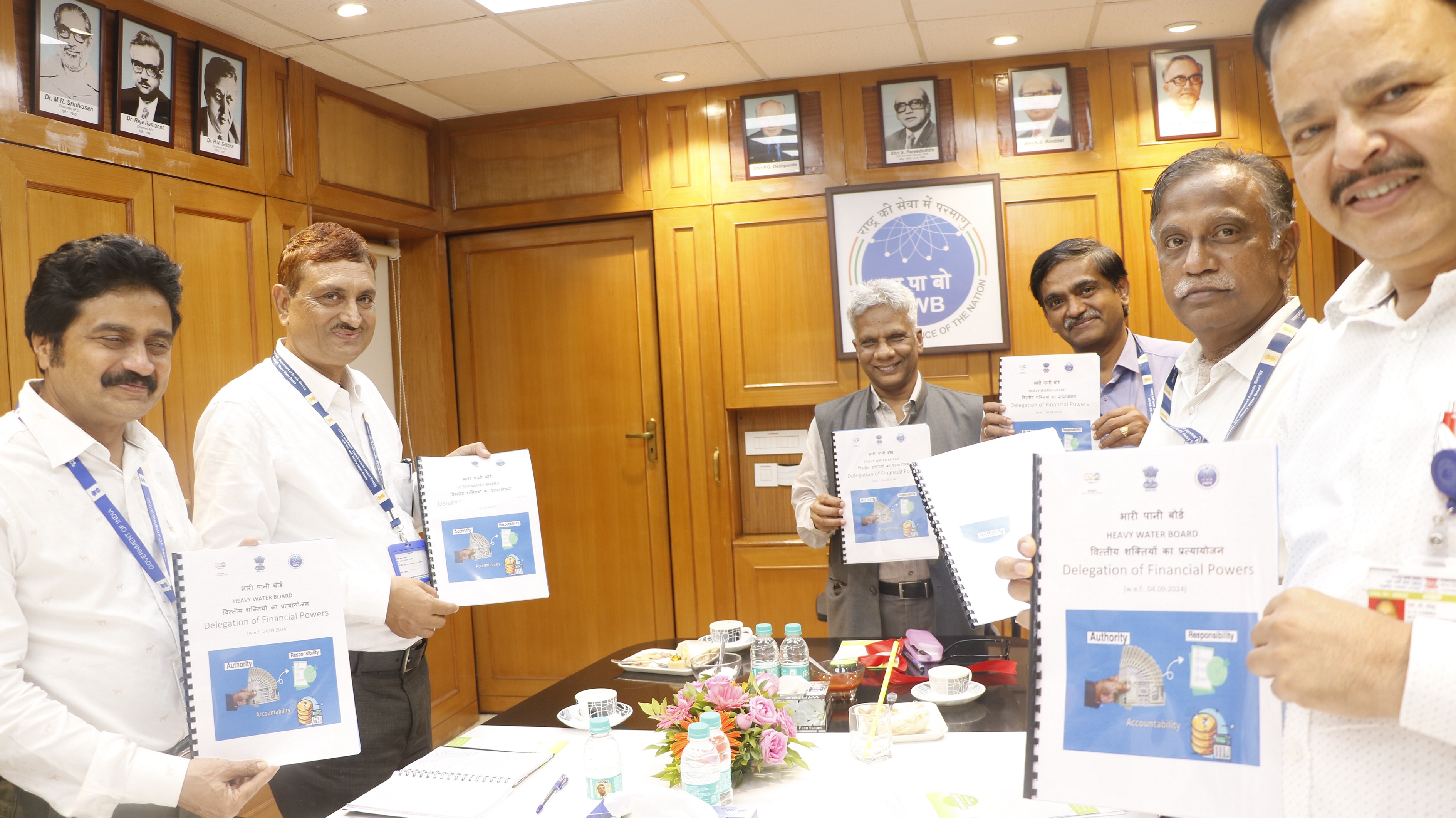 Visit of Dr. A.K. Mohanty, Chairman, AEC & Secretary, DAE at Heavy Water Board (Central Office) on 4th September 2024.