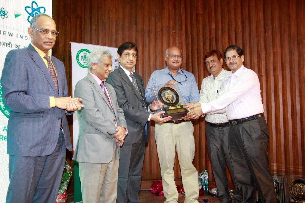 AERB's Industrial Safety Award-2019 in the category of "R&D and Other Low Risk Units' to HWP Tuticorin and AERB's Industrial Safety Award-2020 in the category of "R&D and Other Low Risk Units' to HWP Talcher.