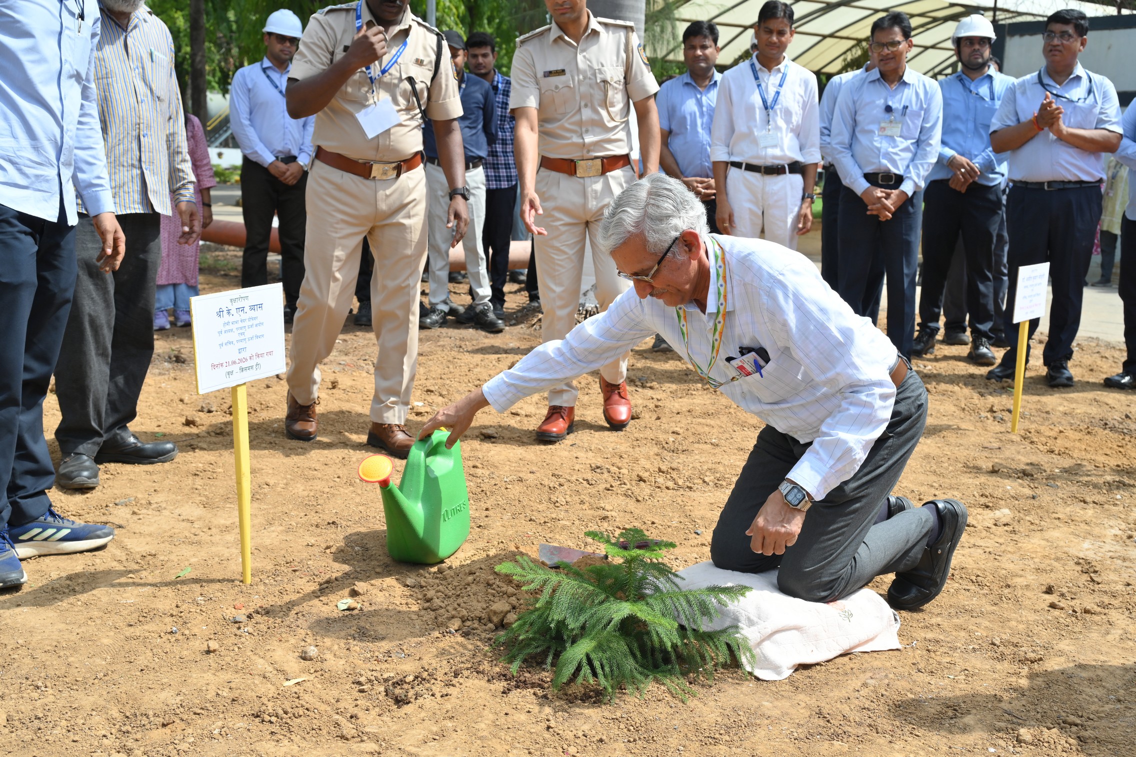 Inauguration of "Versatile Deuterated solvents Production Plant"and"24 KA prototype sodium production facility"by Dr.A.K.Mohanty,Chairman,AEC & Secretary,DAE in the presence of Shri KN Vyas,Homi Bhabha Chair professor;Shri V.V.S.A Prasad,Chairman & CE
