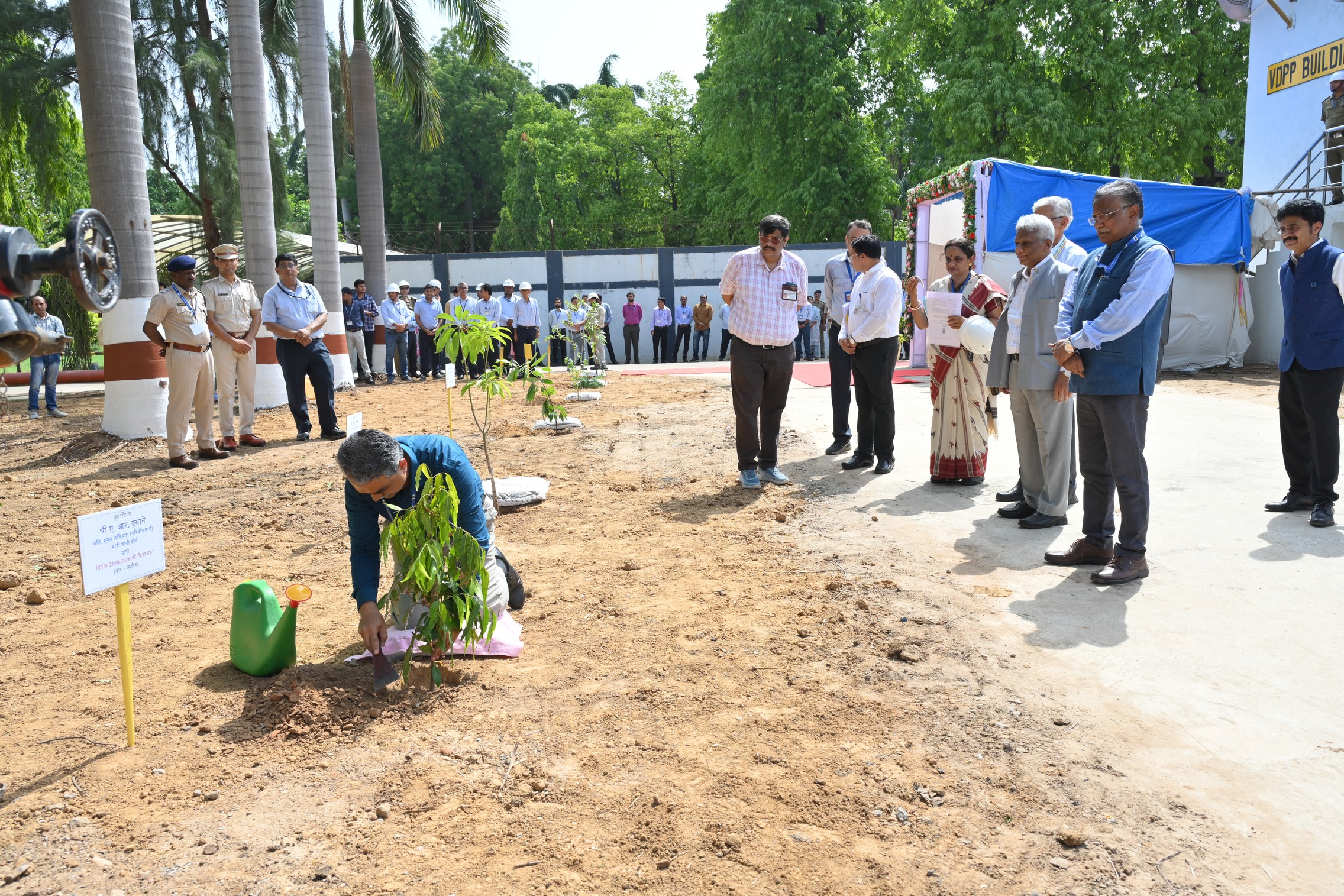 Inauguration of "Versatile Deuterated solvents Production Plant"and"24 KA prototype sodium production facility"by Dr.A.K.Mohanty,Chairman,AEC & Secretary,DAE in the presence of Shri KN Vyas,Homi Bhabha Chair professor;Shri V.V.S.A Prasad,Chairman & CE