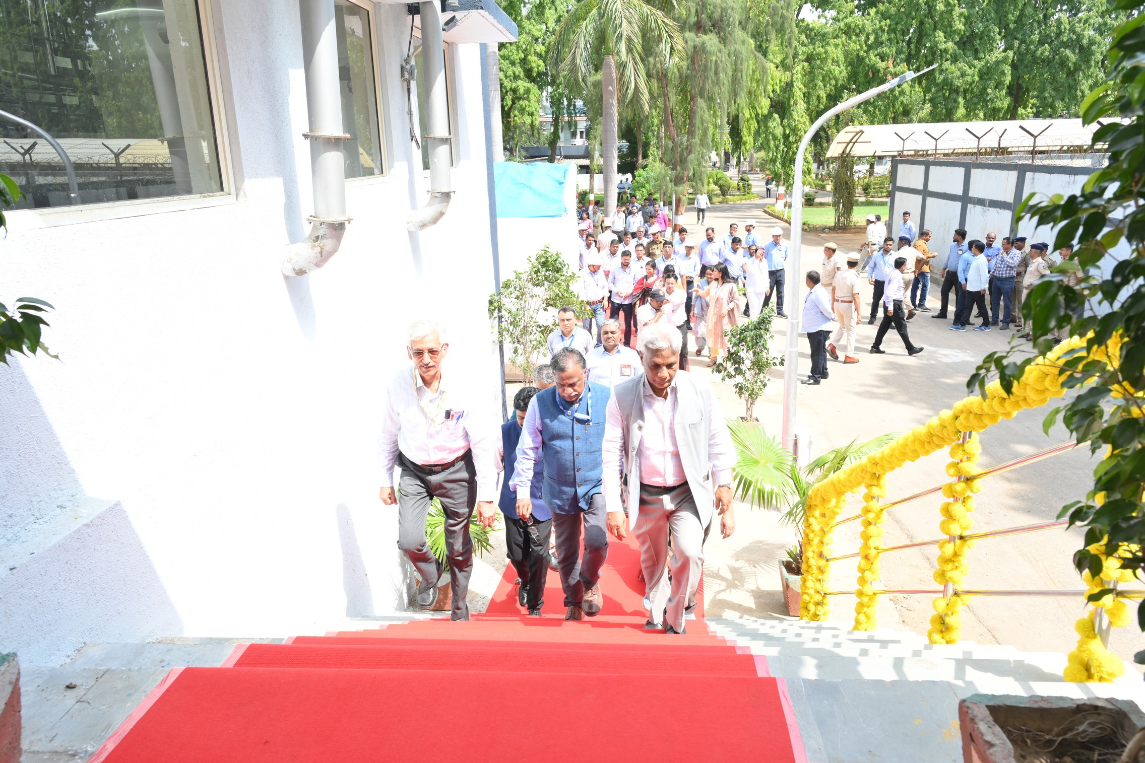 Inauguration of "Versatile Deuterated solvents Production Plant"and"24 KA prototype sodium production facility"by Dr.A.K.Mohanty,Chairman,AEC & Secretary,DAE in the presence of Shri KN Vyas,Homi Bhabha Chair professor;Shri V.V.S.A Prasad,Chairman & CE