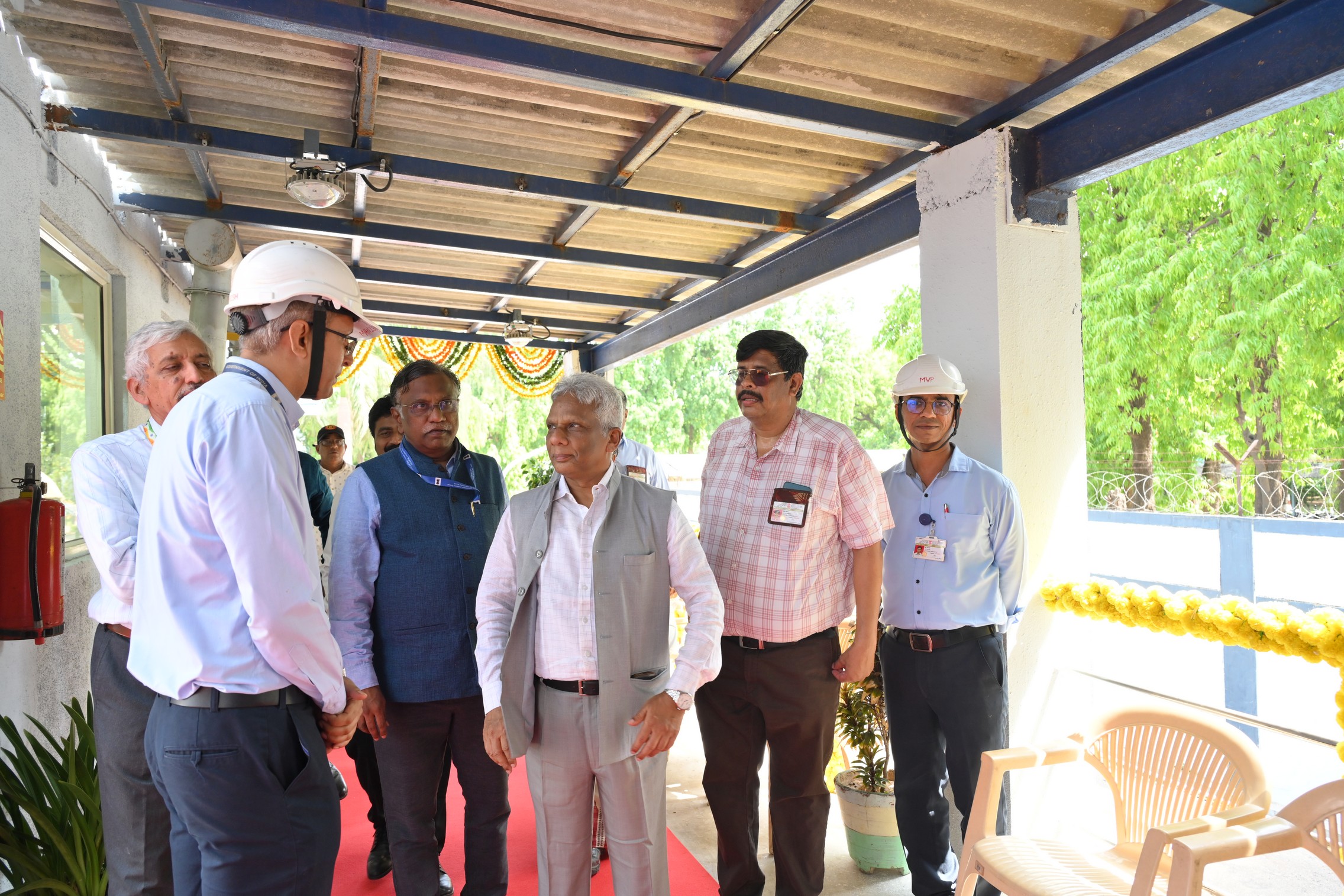 Inauguration of "Versatile Deuterated solvents Production Plant"and"24 KA prototype sodium production facility"by Dr.A.K.Mohanty,Chairman,AEC & Secretary,DAE in the presence of Shri KN Vyas,Homi Bhabha Chair professor;Shri V.V.S.A Prasad,Chairman & CE