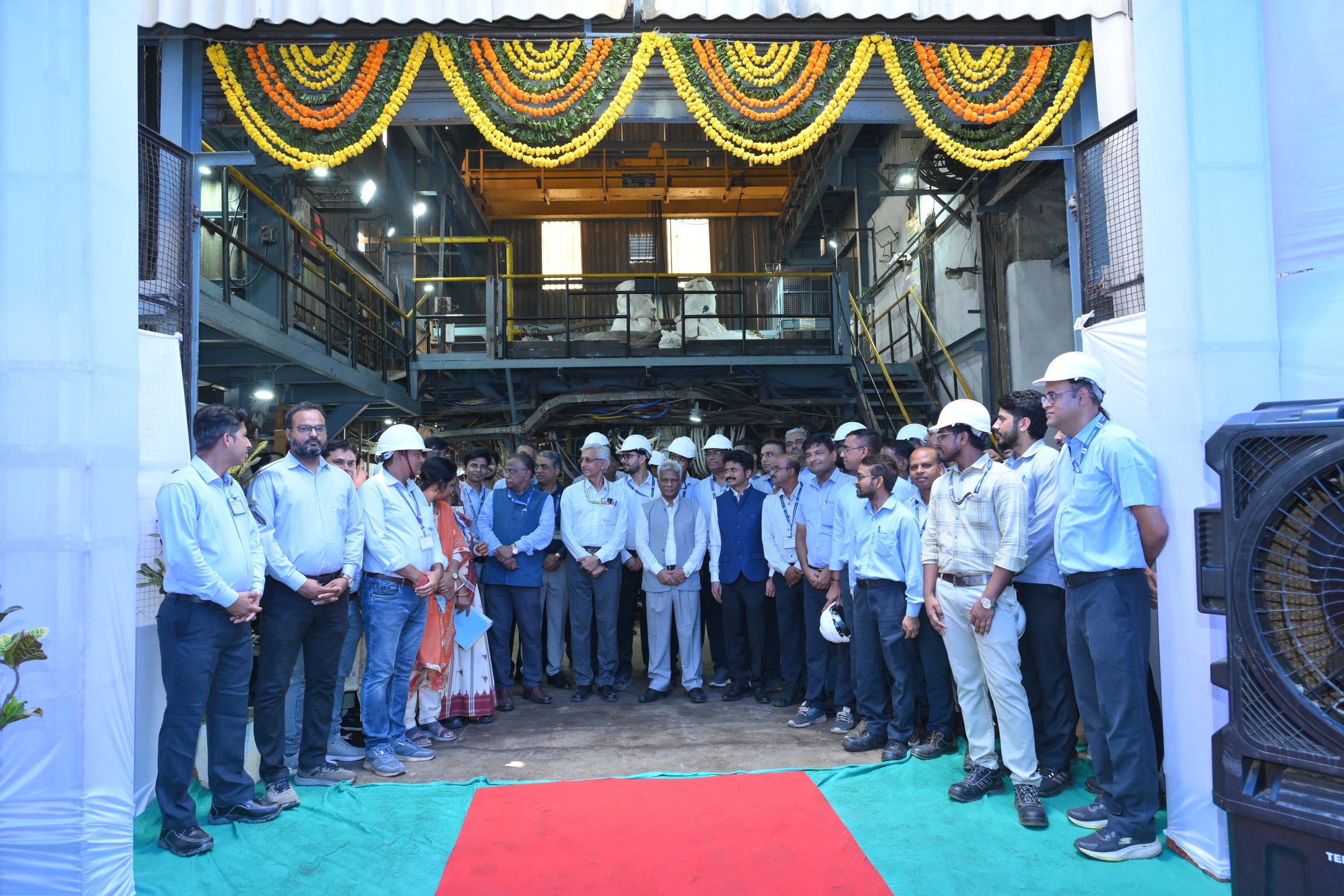 Inauguration of "Versatile Deuterated solvents Production Plant"and"24 KA prototype sodium production facility"by Dr.A.K.Mohanty,Chairman,AEC & Secretary,DAE in the presence of Shri KN Vyas,Homi Bhabha Chair professor;Shri V.V.S.A Prasad,Chairman & CE