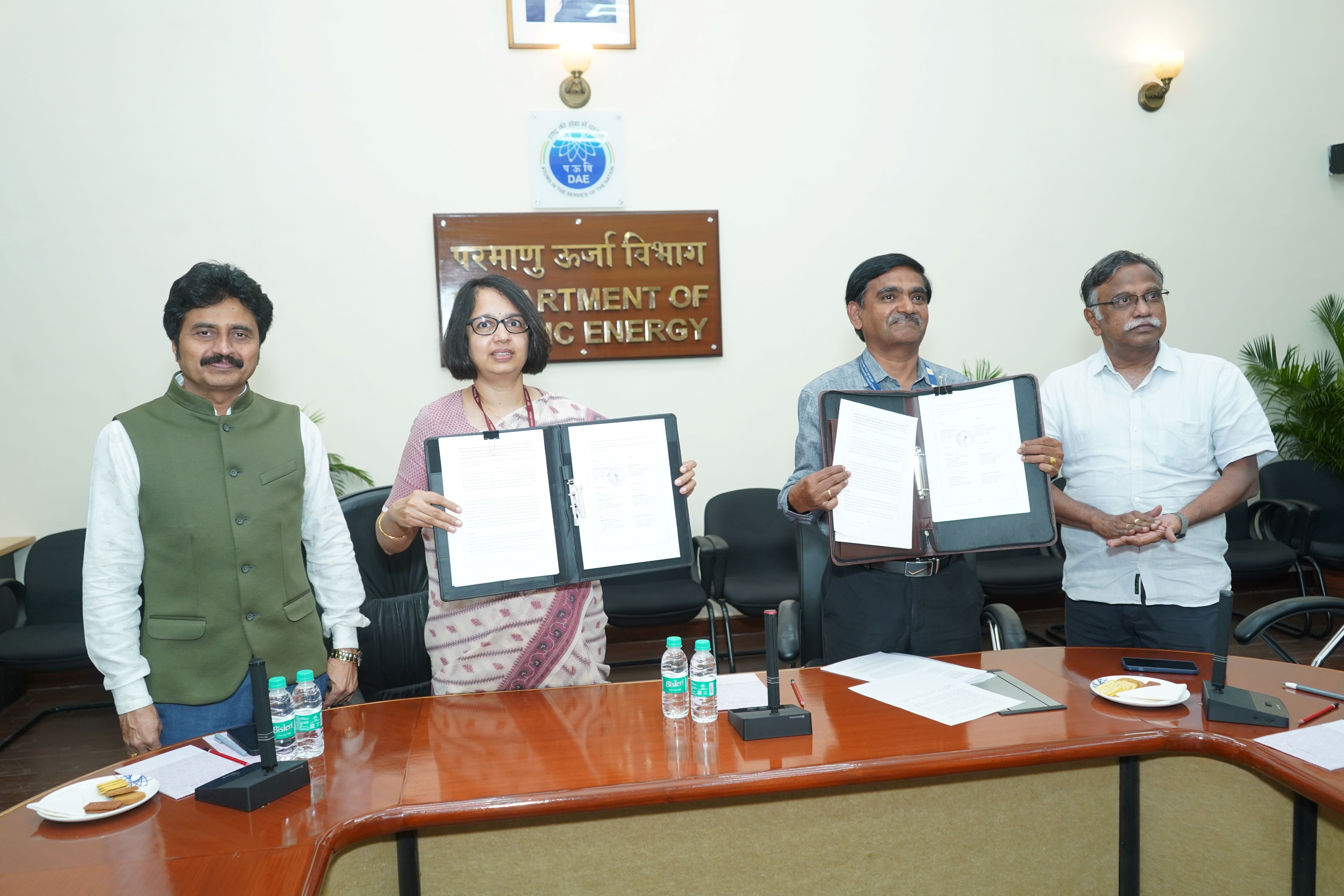 Heavy Water Board, DAE signs an agreement with M/s Nucleoelectrica Argentina S.A. (NASA) for supply of Heavy Water for applications in Pressurized Heavy Water Reactors being operated by M/s NASA over a period of 4 years on November 04, 2024