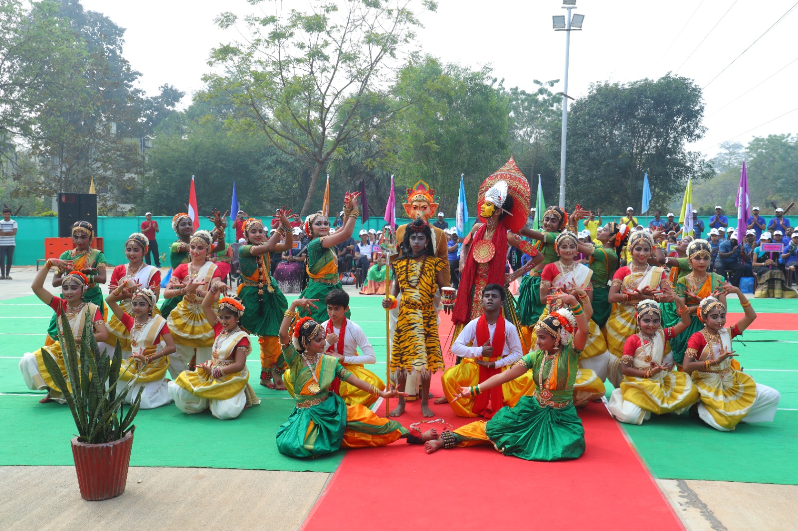 Opening Ceremony of Badminton Event of XXXIX Annual DAE Sports&Cultural Meet held at HWP,Manuguru on 10th February 2025 by Shri D.K. Shukla,Chairman,AERB & Chief Guest in the presence of Shri S. Satyakumar,Chief Executive and Shri Mudit Srivastava,IFA,HWB