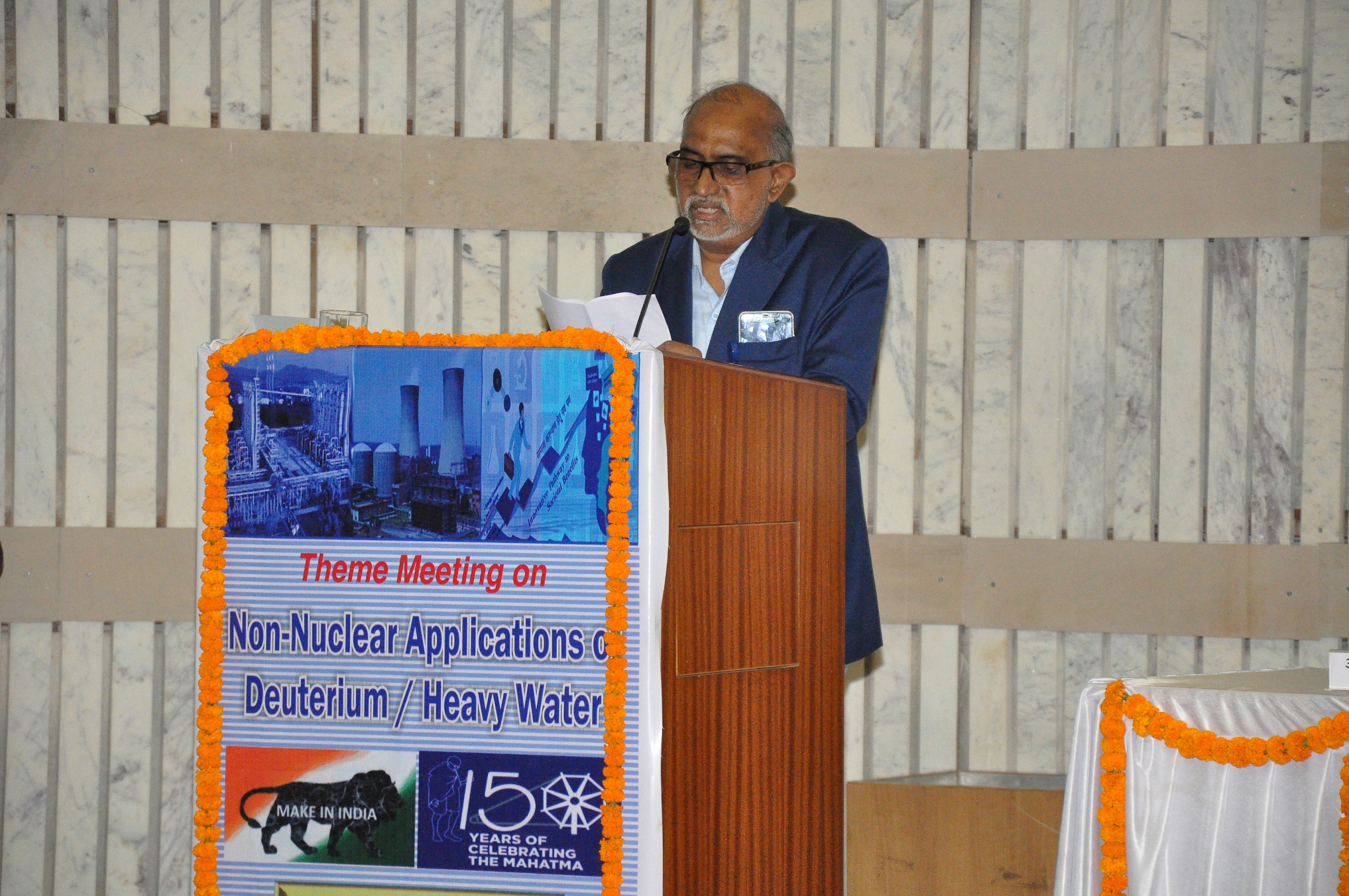 Theme meeting on Non-Nuclear Applications of Deuterium / Heavy Water on 30.04.2019- Welcome Address by Shri V.K.M. Parthiban, ED ( O-P ), HWB
