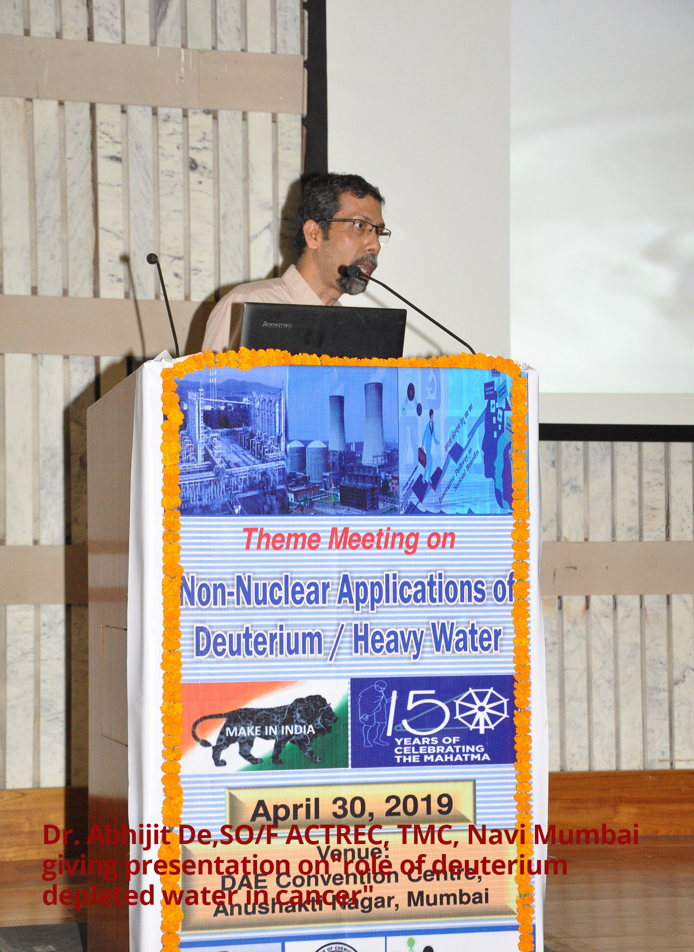Theme meeting on Non-Nuclear Applications of Deuterium / Heavy Water on 30.04.2019- Session 1 ( Activities by HWB and other DAE units )