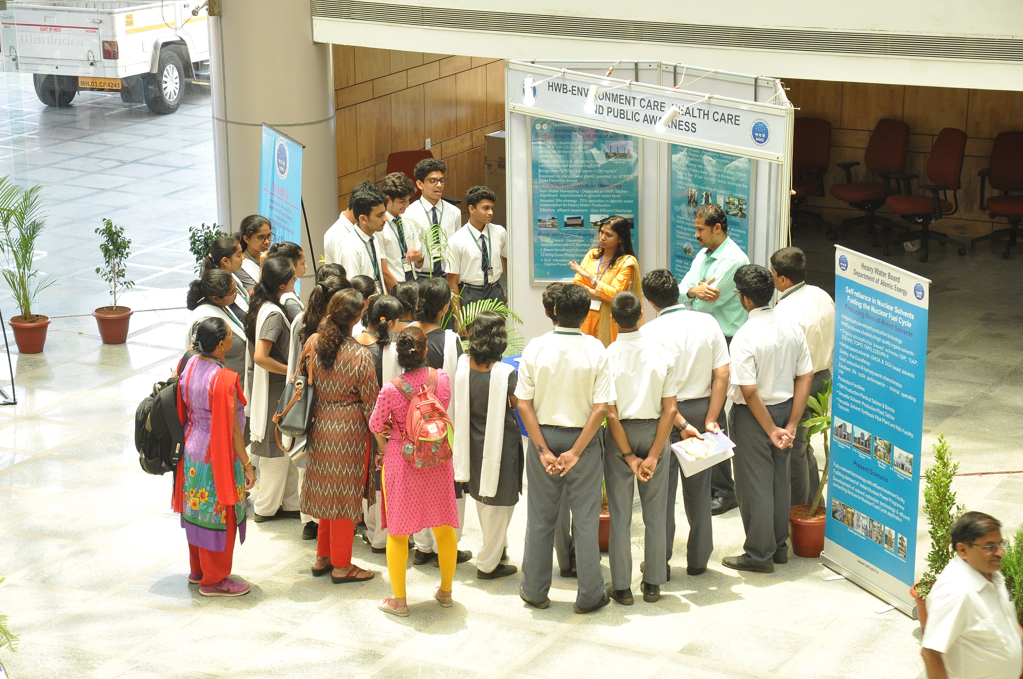 Heavy Water Projects Board - Golden Jubilee Celebration: 01.05.2019 - Exhibition visit by AECS Students