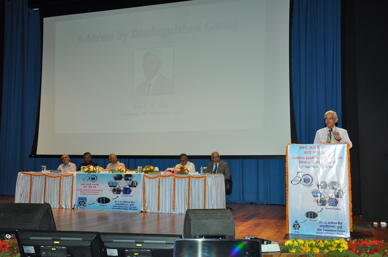 Heavy Water Projects Board - Golden Jubilee Celebration: 01.05.2019 - Address by Shri. K. N. Vyas, Secretary, DAE & Chairman, AEC