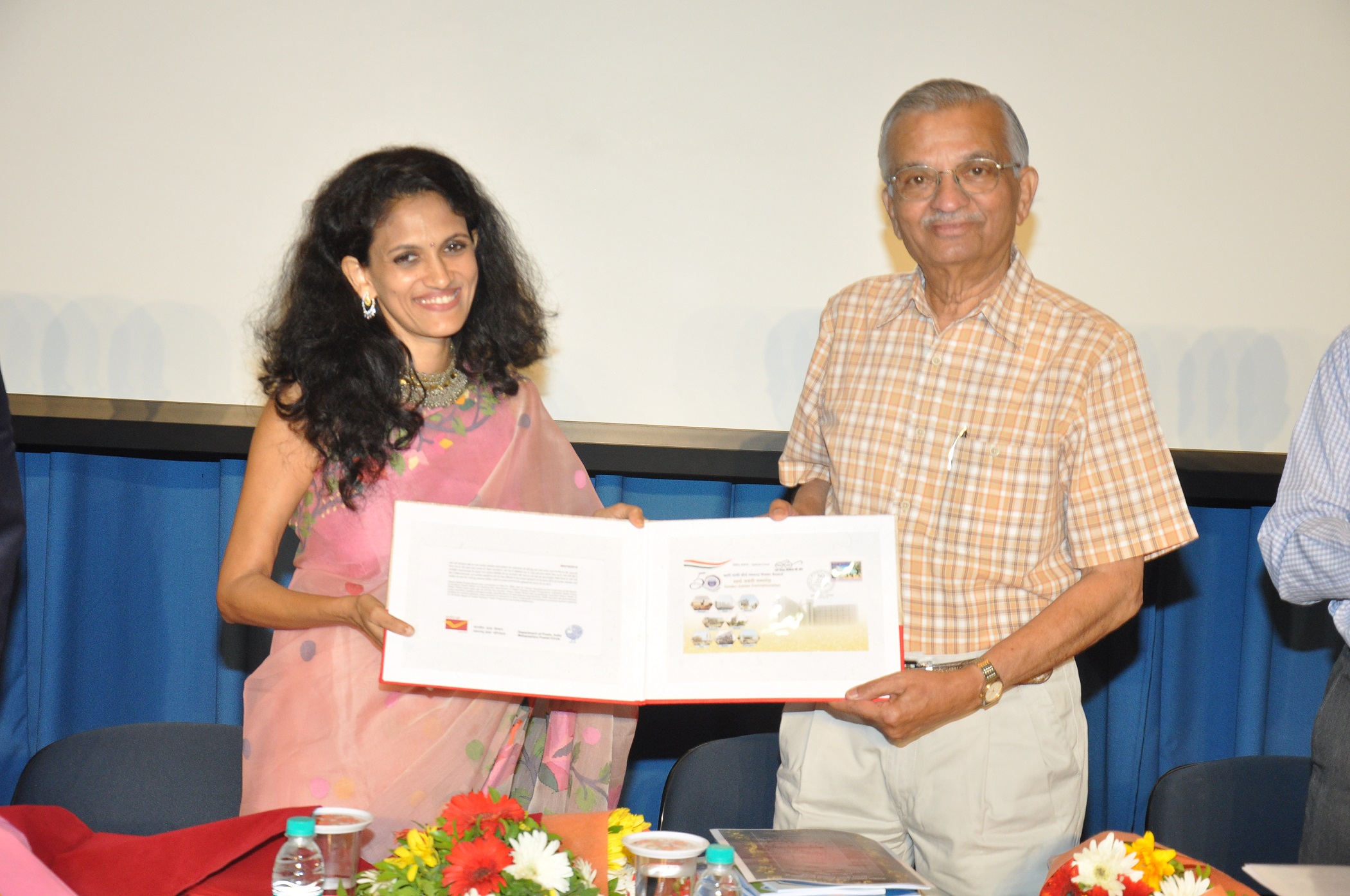 Heavy Water Projects Board - Golden Jubilee Celebration: 01.05.2019 - Release of Special Cover by Post Master General Ms. Swati Pandey and handing over to Dr. Anil Kakodkar, Member, AEC & Chairman, Rajiv Gandhi Science & Technology Commission