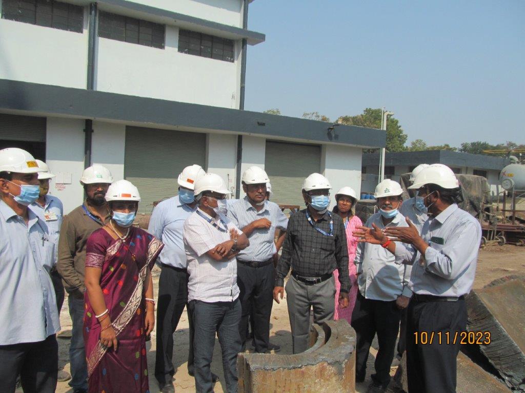 Visit of Shri S. Satyakumar, Chief Executive & Shri V.V.S.A. Prasad, Director (Operation), HWB to Heavy Water Board Facility Vadodara on 9th & 10th November 2023
