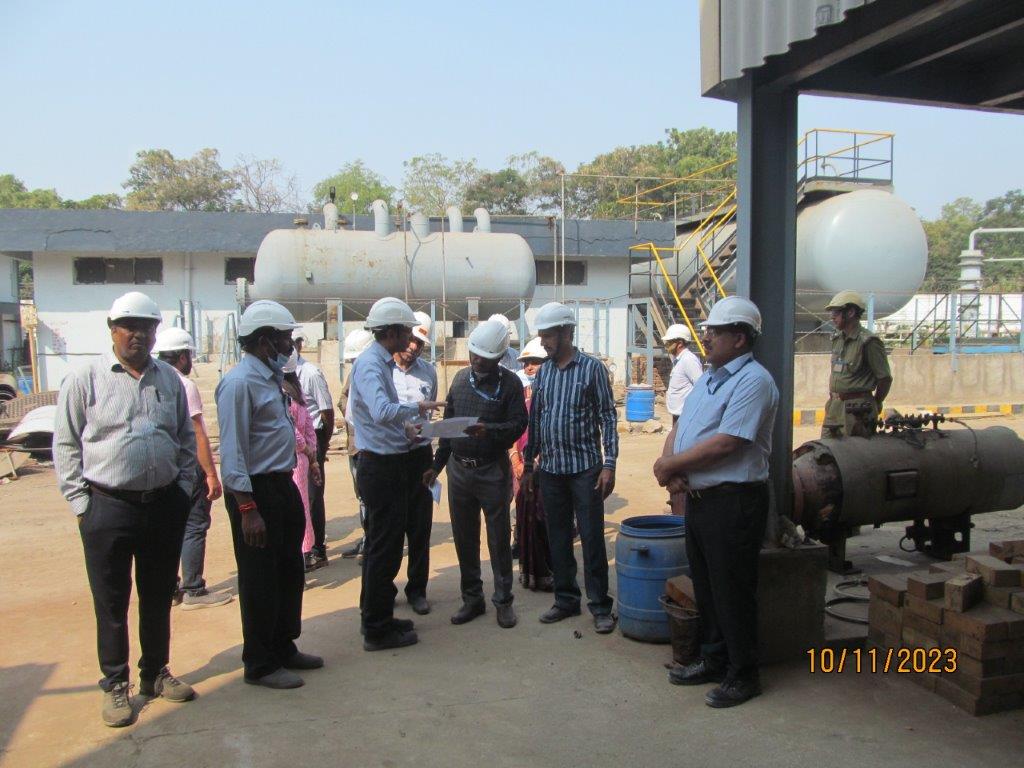 Visit of Shri S. Satyakumar, Chief Executive & Shri V.V.S.A. Prasad, Director (Operation), HWB to Heavy Water Board Facility Vadodara on 9th & 10th November 2023