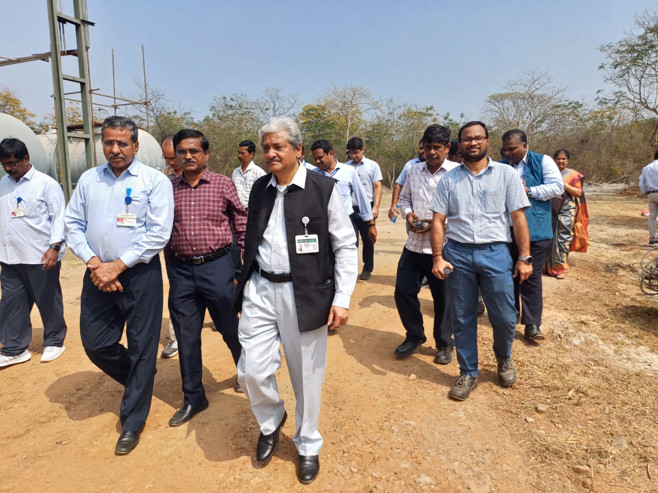 Foundation Stone Laying Ceremony of Expansion of Boron Carbide Pelletisation Plant” at HWP (Manuguru) held at HWP (Manuguru) on 10th February 2025 by Shri D.K.Shukla,Chairman,AERB in the presence of Shri S.Satyakumar,CE and Shri Mudit Srivastava,IFA,HWB