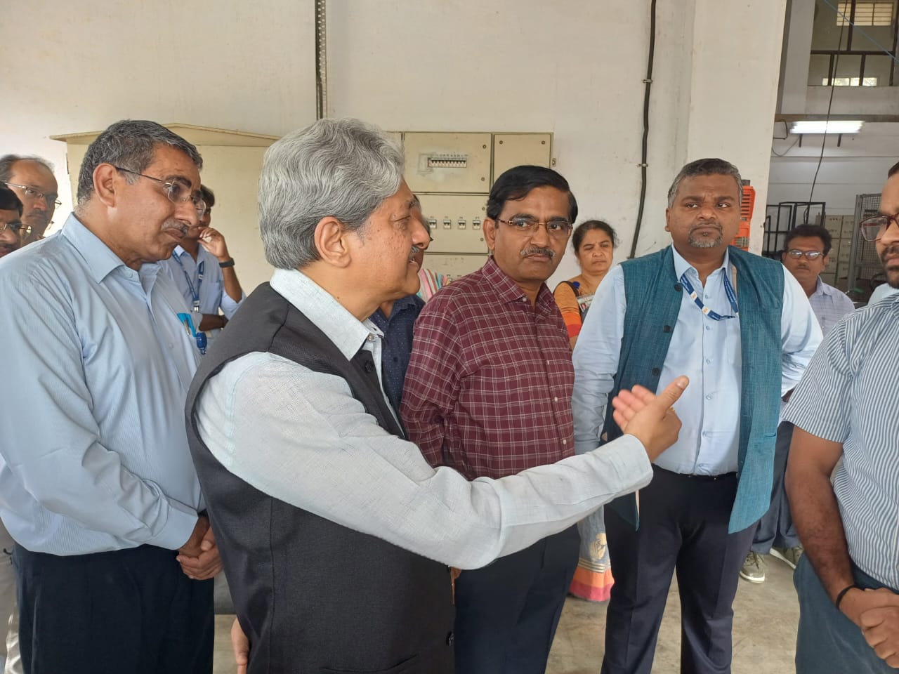 Foundation Stone Laying Ceremony of Expansion of Boron Carbide Pelletisation Plant” at HWP (Manuguru) held at HWP (Manuguru) on 10th February 2025 by Shri D.K.Shukla,Chairman,AERB in the presence of Shri S.Satyakumar,CE and Shri Mudit Srivastava,IFA,HWB