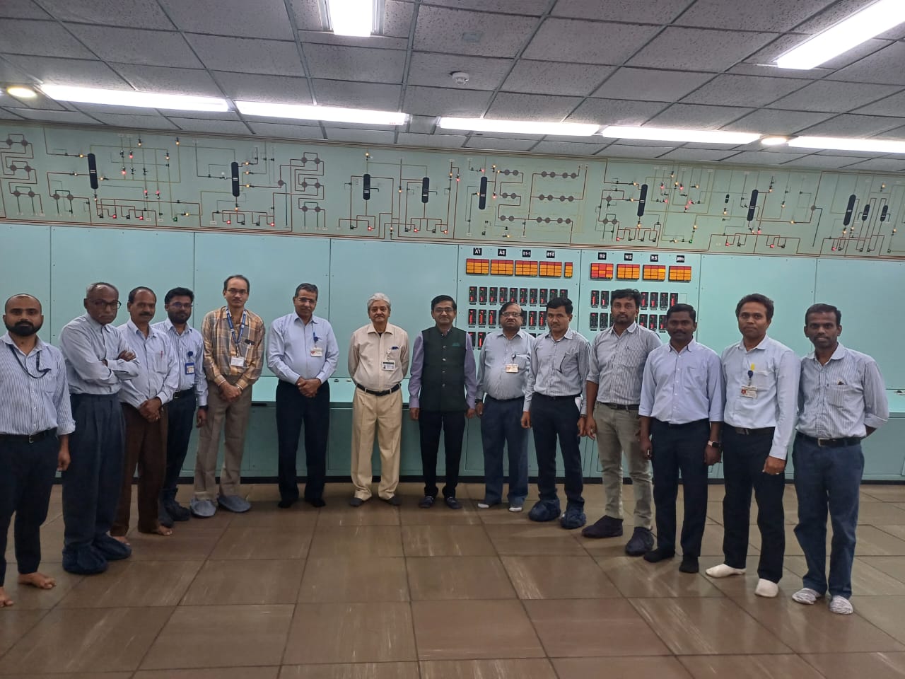 Foundation Stone Laying Ceremony of Expansion of Boron Carbide Pelletisation Plant” at HWP (Manuguru) held at HWP (Manuguru) on 10th February 2025 by Shri D.K.Shukla,Chairman,AERB in the presence of Shri S.Satyakumar,CE and Shri Mudit Srivastava,IFA,HWB