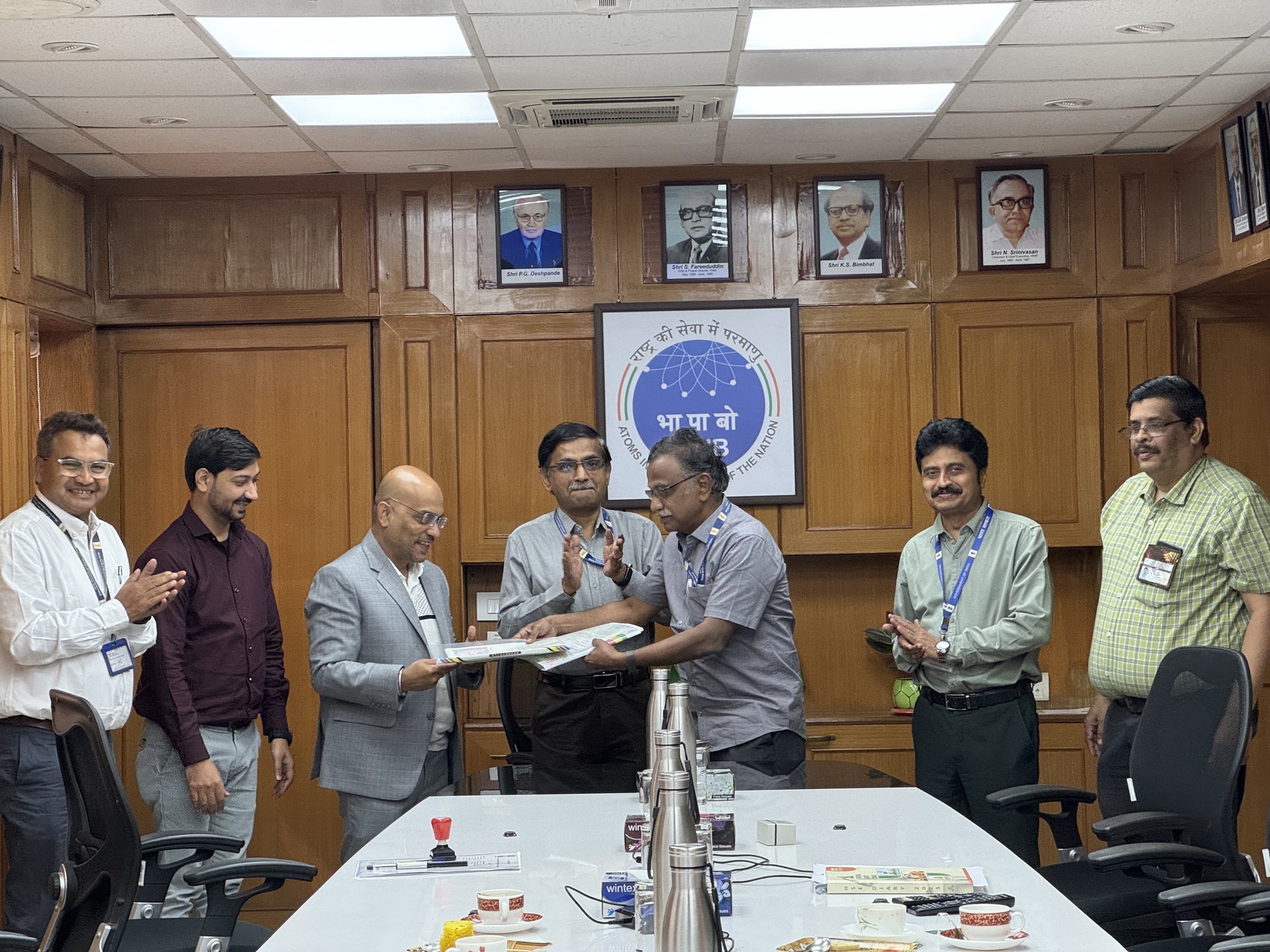 Signing of MoU on 09/12/2024 between M/s Power Trading Corporation India Ltd., Delhi and Heavy Water Board for export of power (upto 20 MWe) from CPP, Heavy Water Plant (Manuguru)