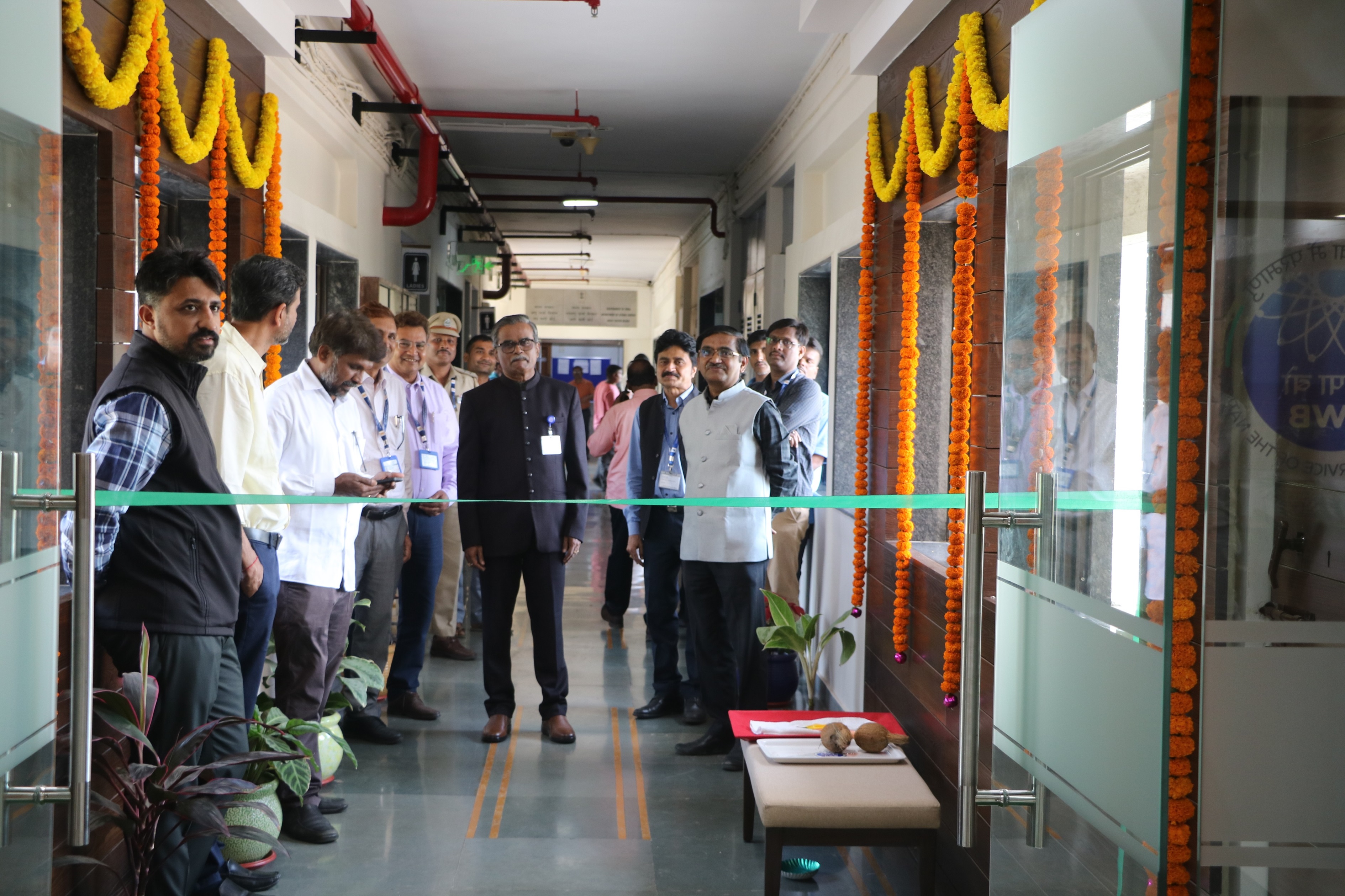 Inauguration of Entrance Lobby at 5th Floor, Heavy Water Board on 2nd January 2025 by Dr. U. Kamachi Mudali, Vice Chancellor, HBNI and Chief Guest