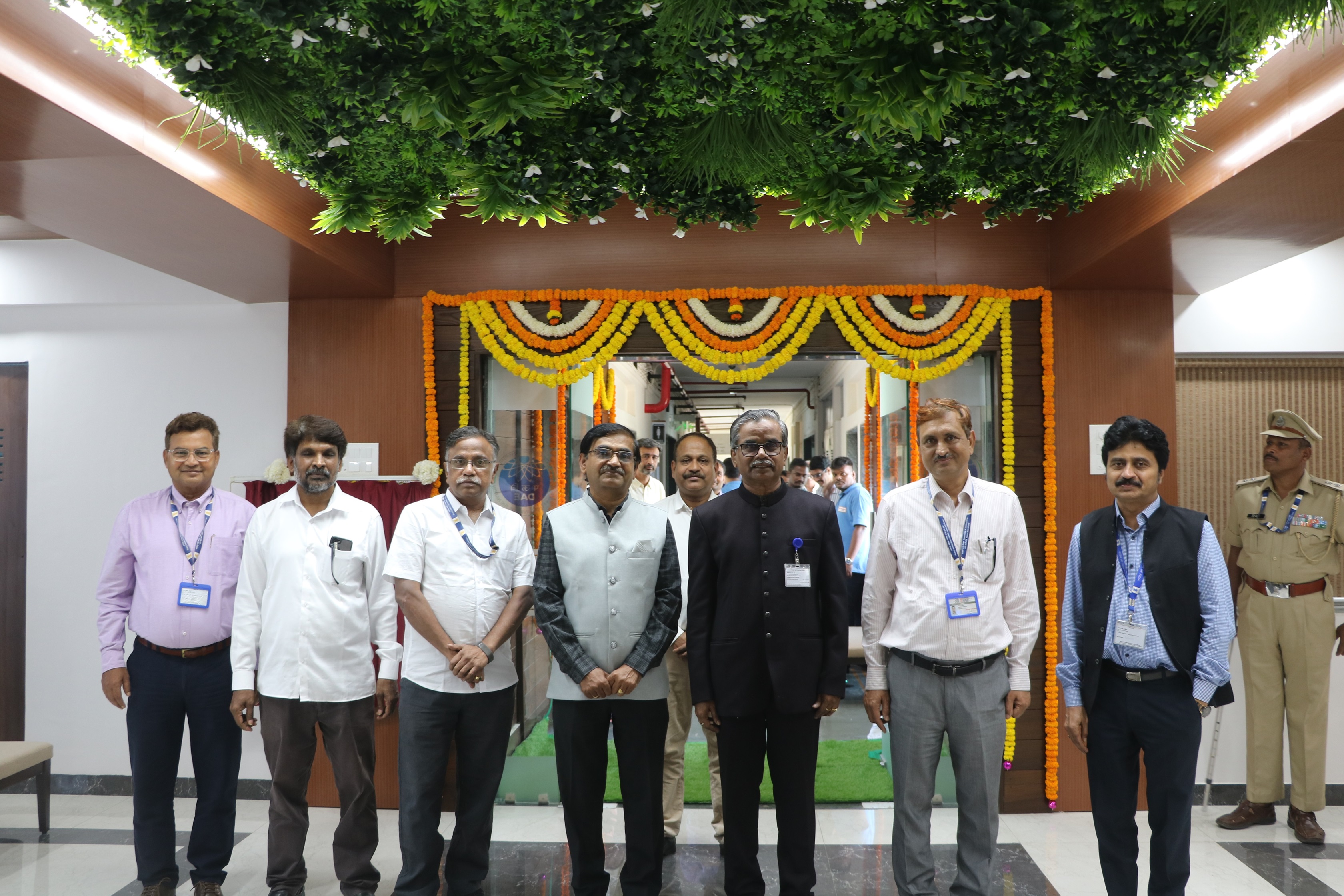 Inauguration of Entrance Lobby at 5th Floor, Heavy Water Board on 2nd January 2025 by Dr. U. Kamachi Mudali, Vice Chancellor, HBNI and Chief Guest