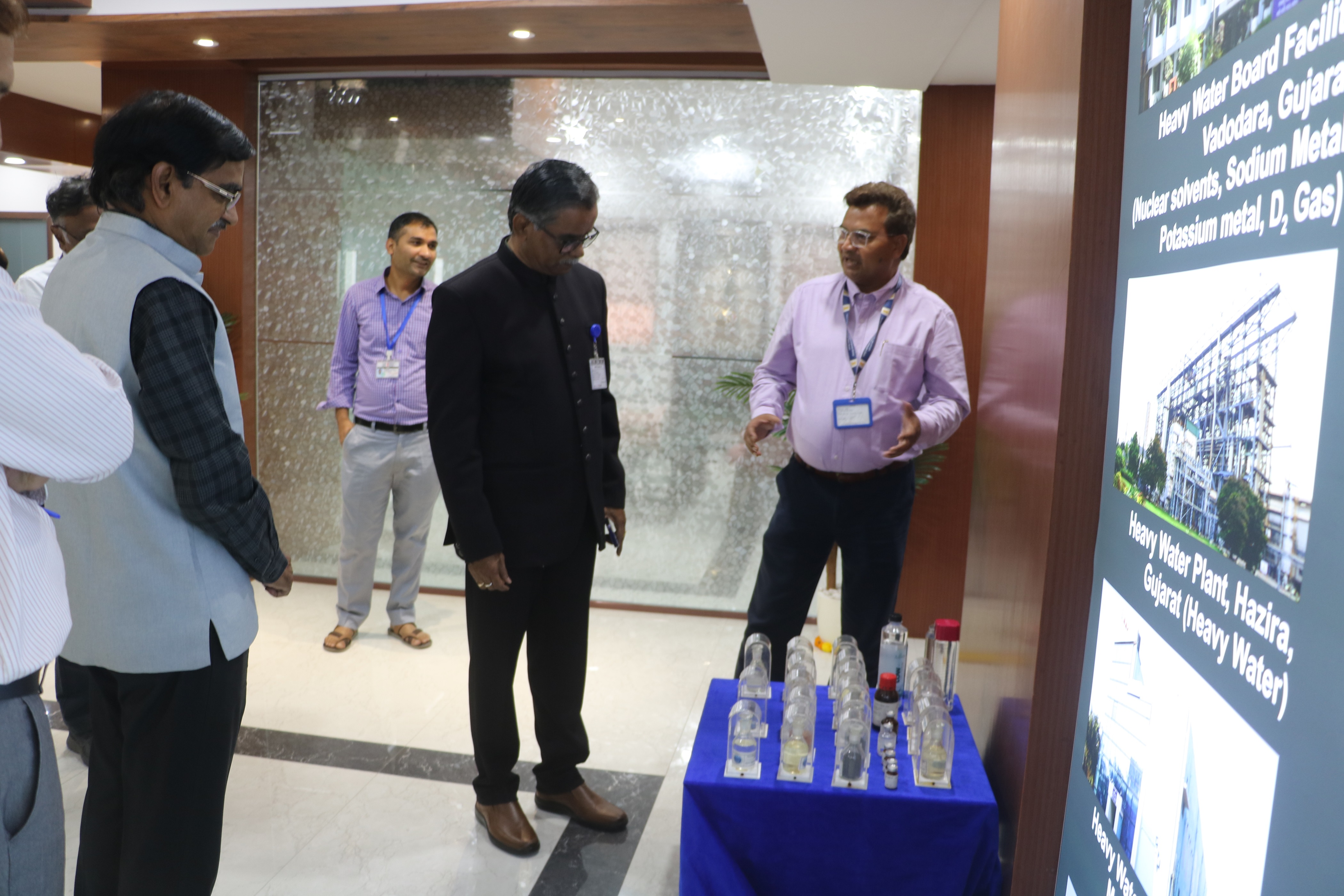 Inauguration of Entrance Lobby at 5th Floor, Heavy Water Board on 2nd January 2025 by Dr. U. Kamachi Mudali, Vice Chancellor, HBNI and Chief Guest