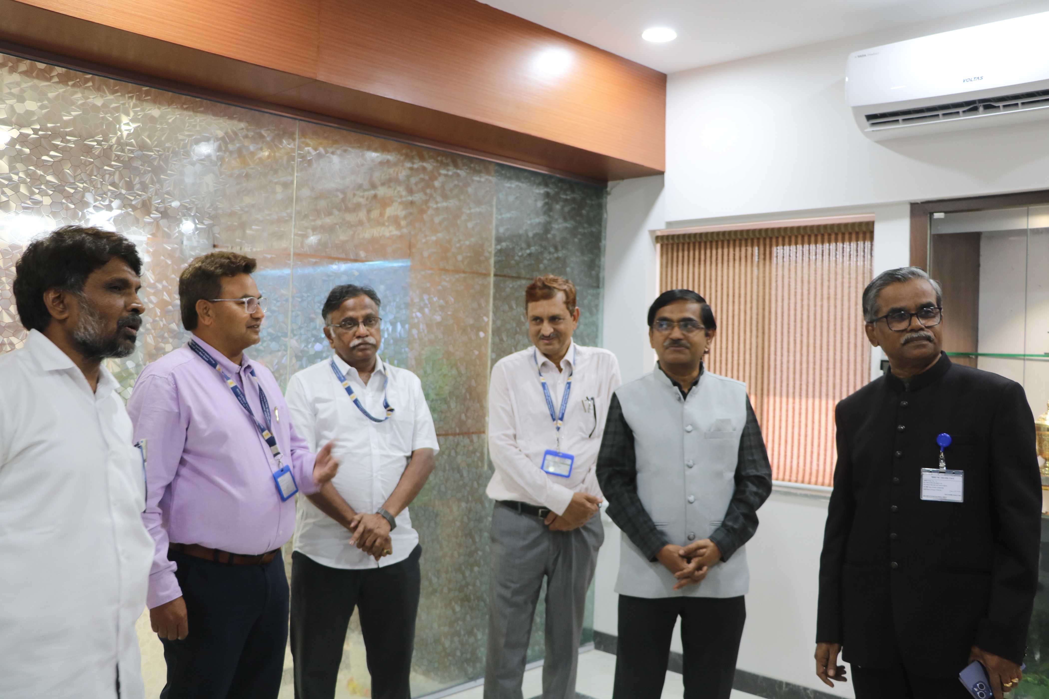 Inauguration of Entrance Lobby at 5th Floor, Heavy Water Board on 2nd January 2025 by Dr. U. Kamachi Mudali, Vice Chancellor, HBNI and Chief Guest