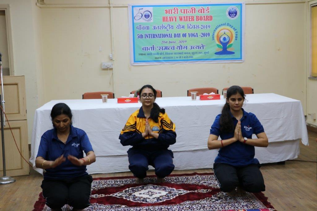 International Yoga Day 2019 at HWB(CO)